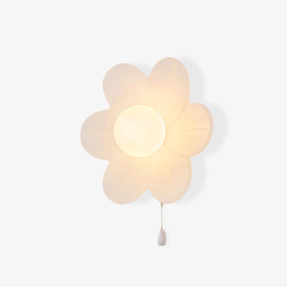 Bov Nordic Art Flowers Resin Wall Lamp-Neutral Decor