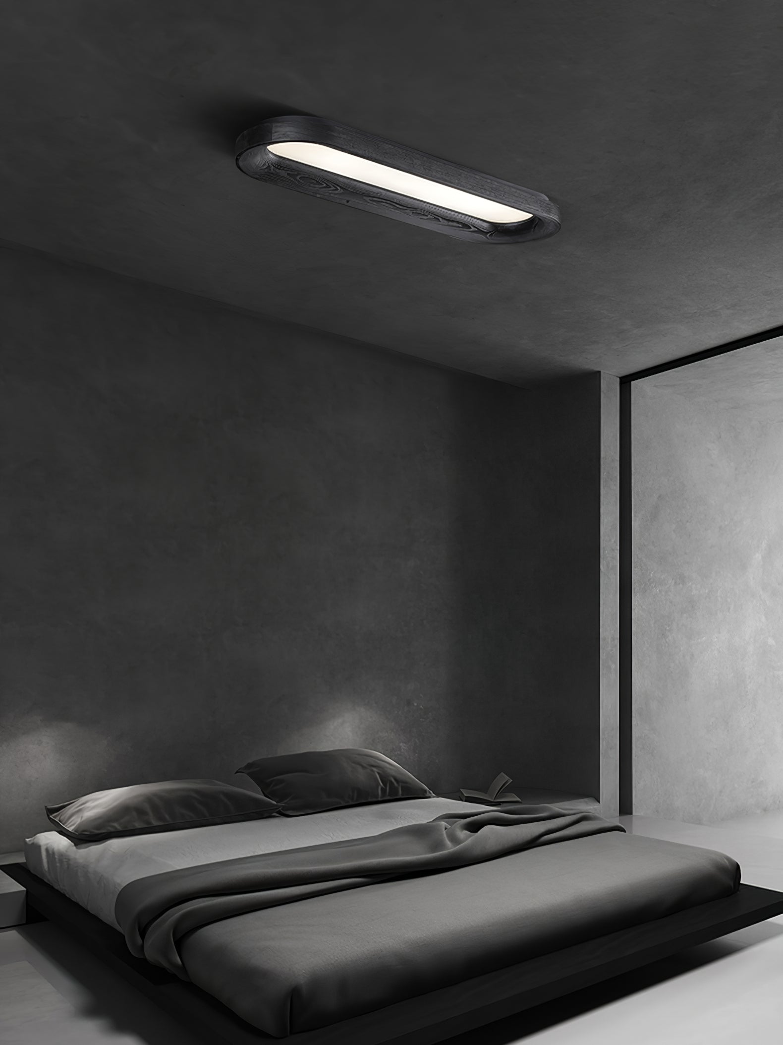 Zatalel Modern Minimalist Flowing Cloud Wood Ceiling Lamp-Neutral Decor