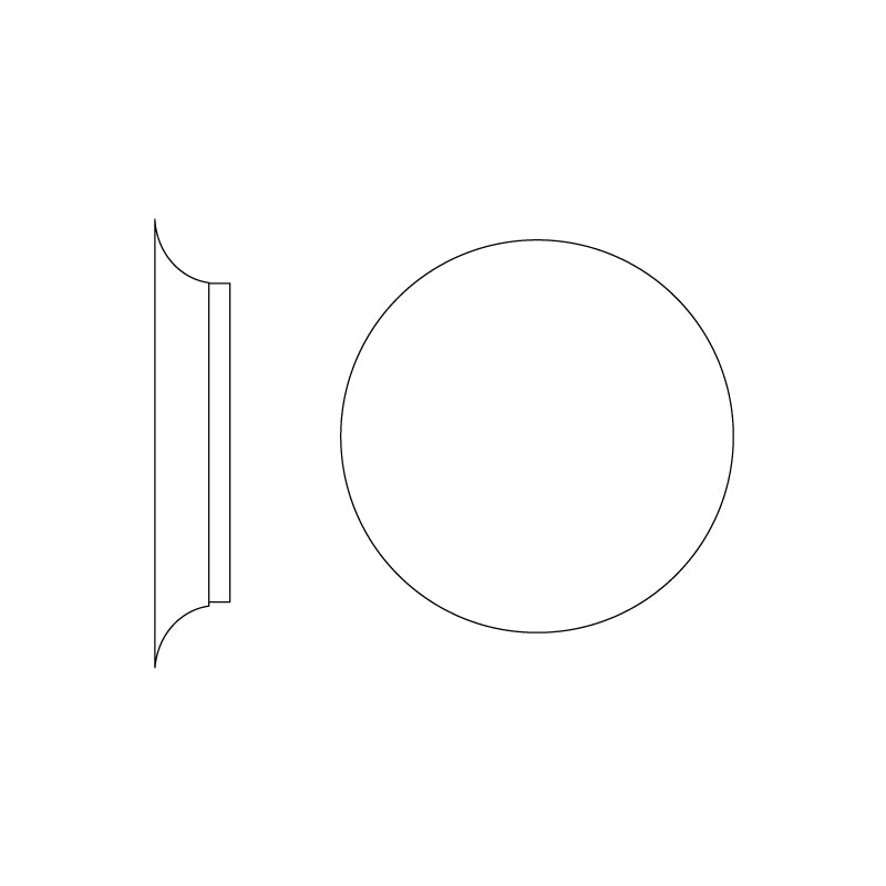 Arelis Geometric Disc Wall Lamp-Neutral Decor