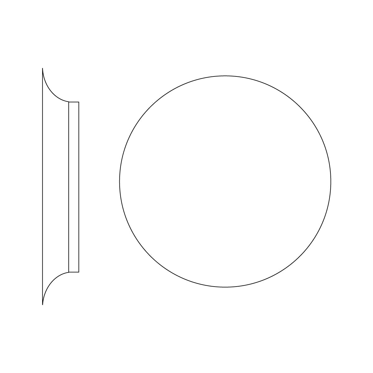 Arelis Geometric Disc Wall Lamp-Neutral Decor