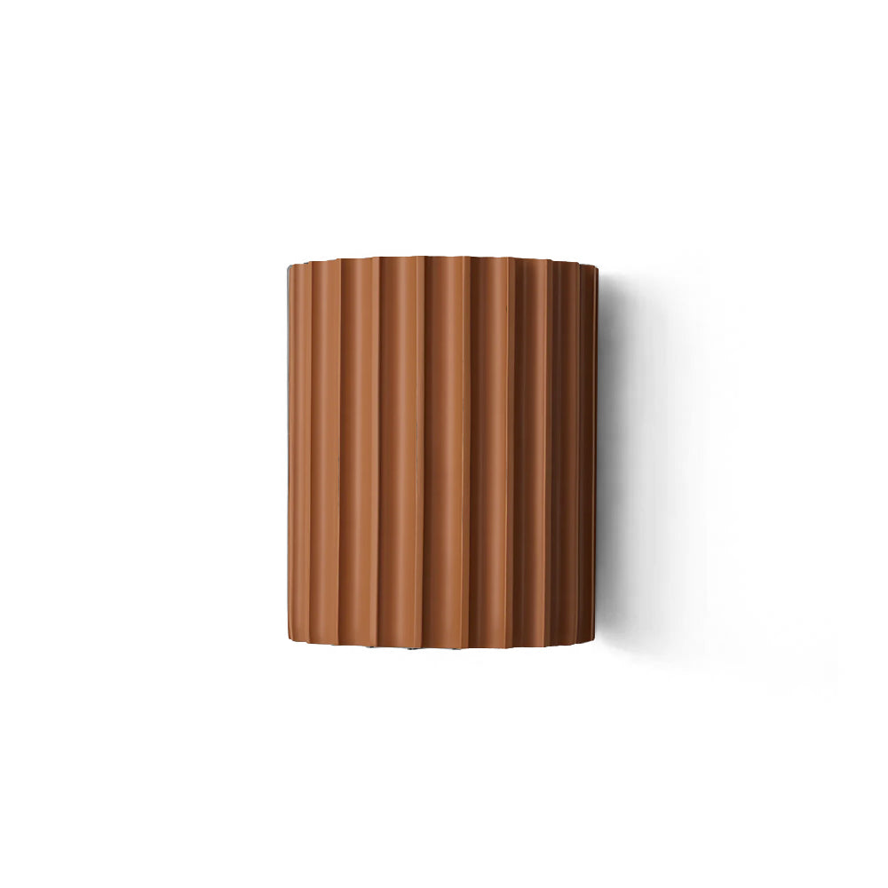 Fluted Resin Wall Lamp