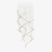 Lustra Chandelier Cascading Leaf Luxe-Neutral Decor