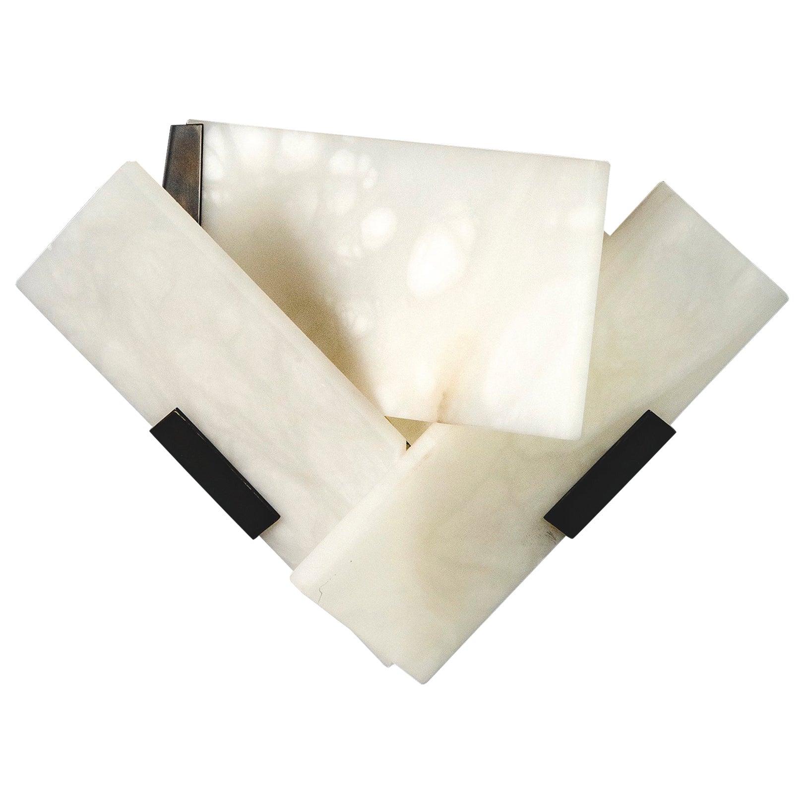 Quay Alabaster Wall Lamp-Neutral Decor