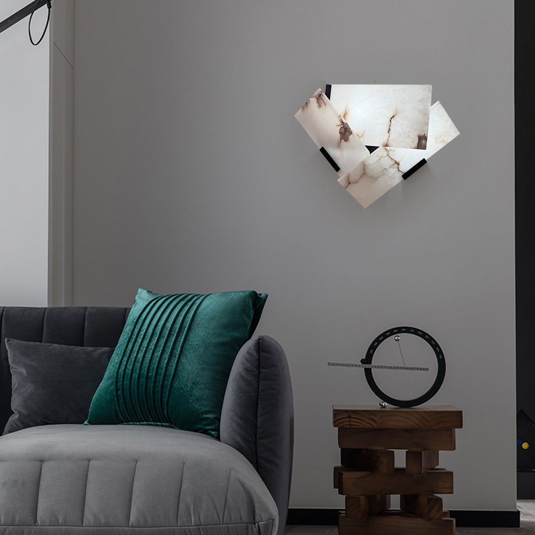 Quay Alabaster Wall Lamp-Neutral Decor