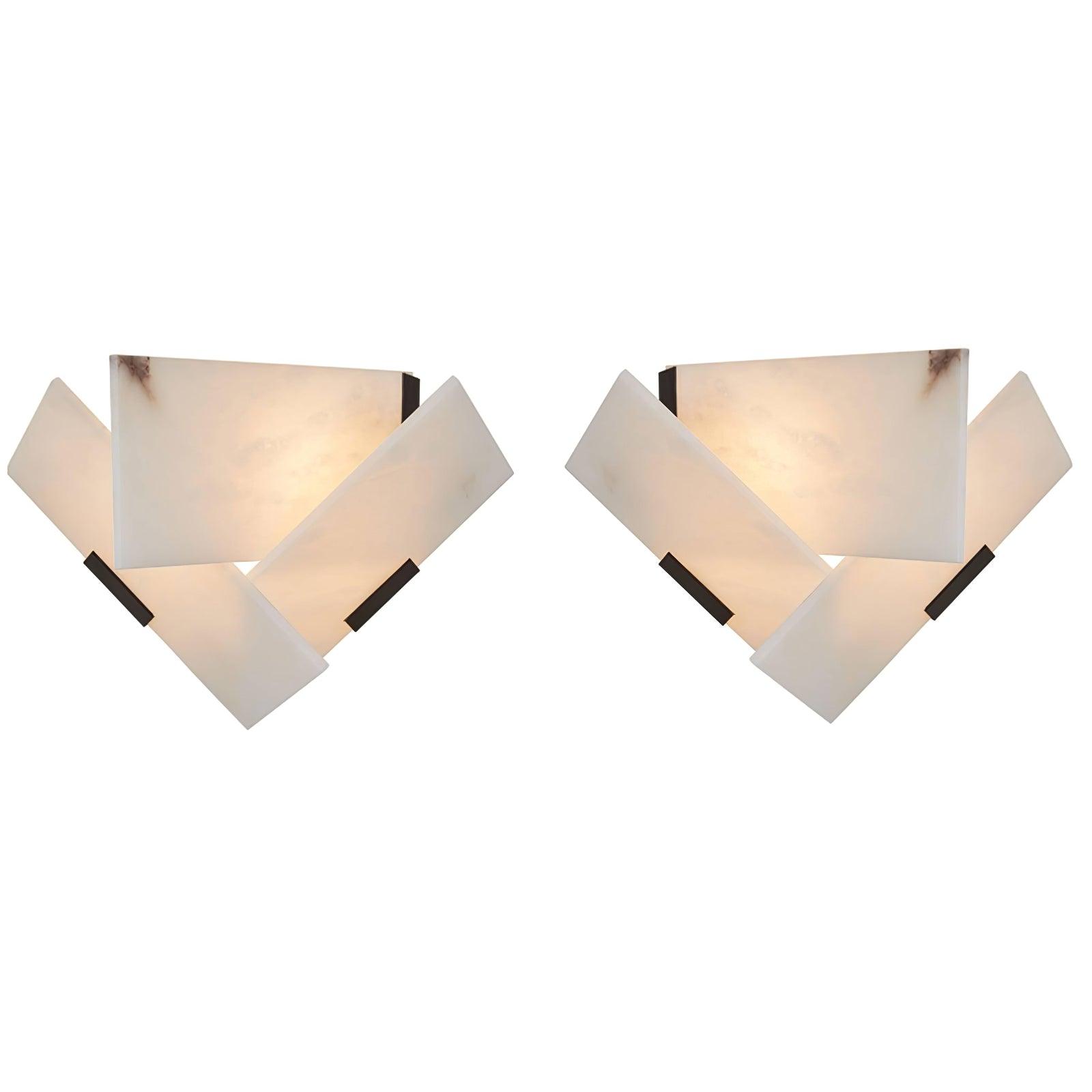 Quay Alabaster Wall Lamp-Neutral Decor