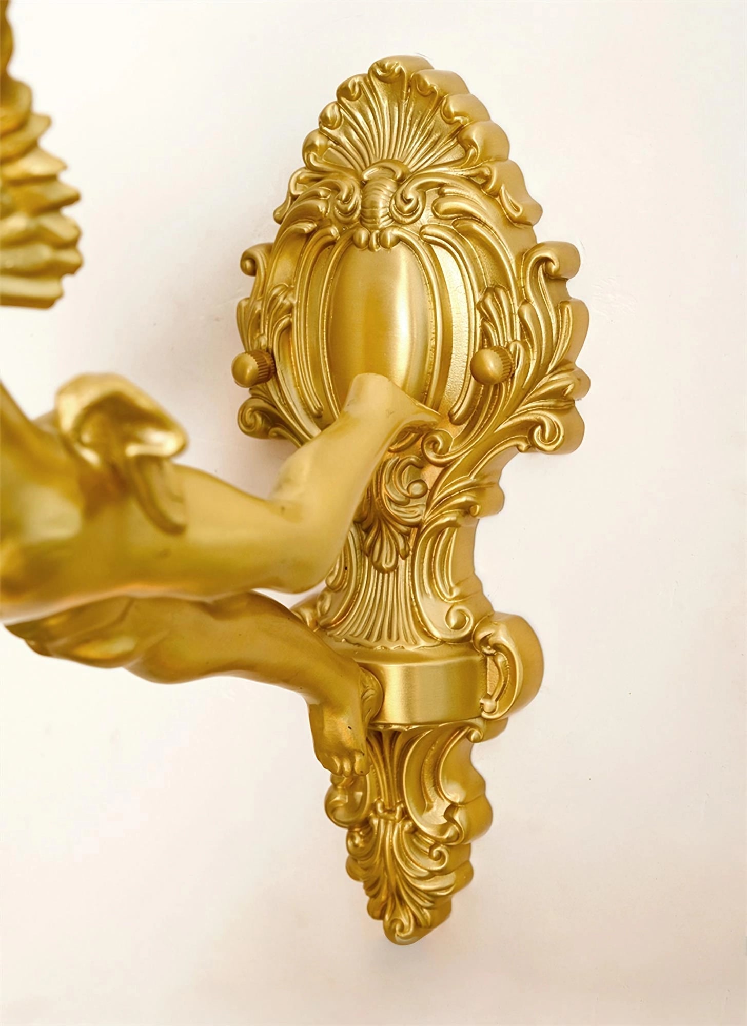 Bex Flying Angel Glass Wall Light-Neutral Decor