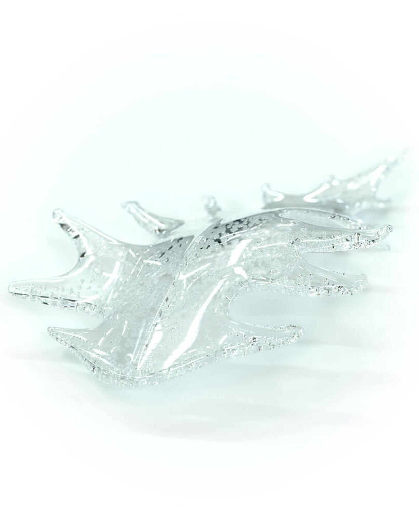 Cosolion Bird Amber Clear Glass Chandelier-Neutral Decor