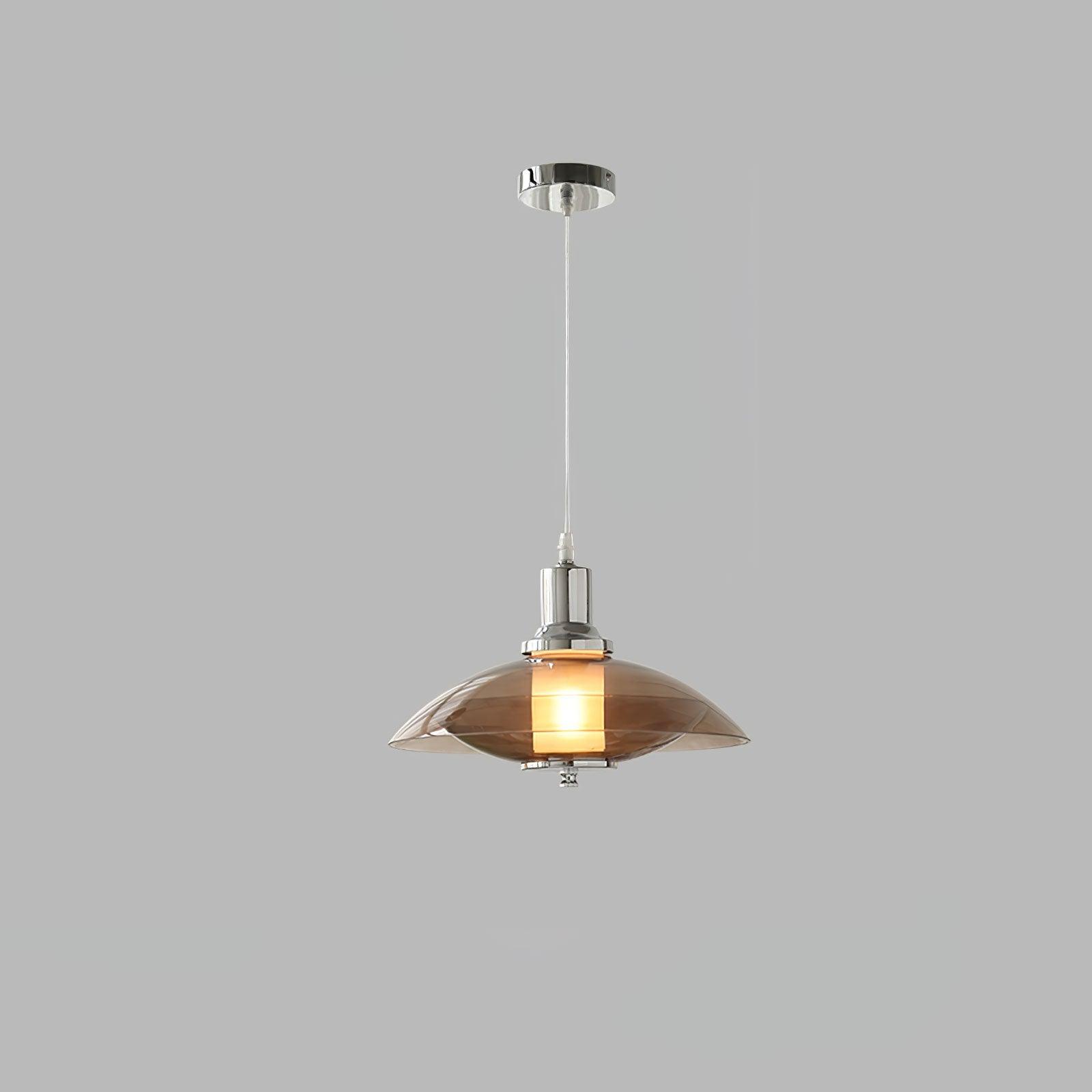 Aurelia Flying Saucer Pendant Light-Neutral Decor