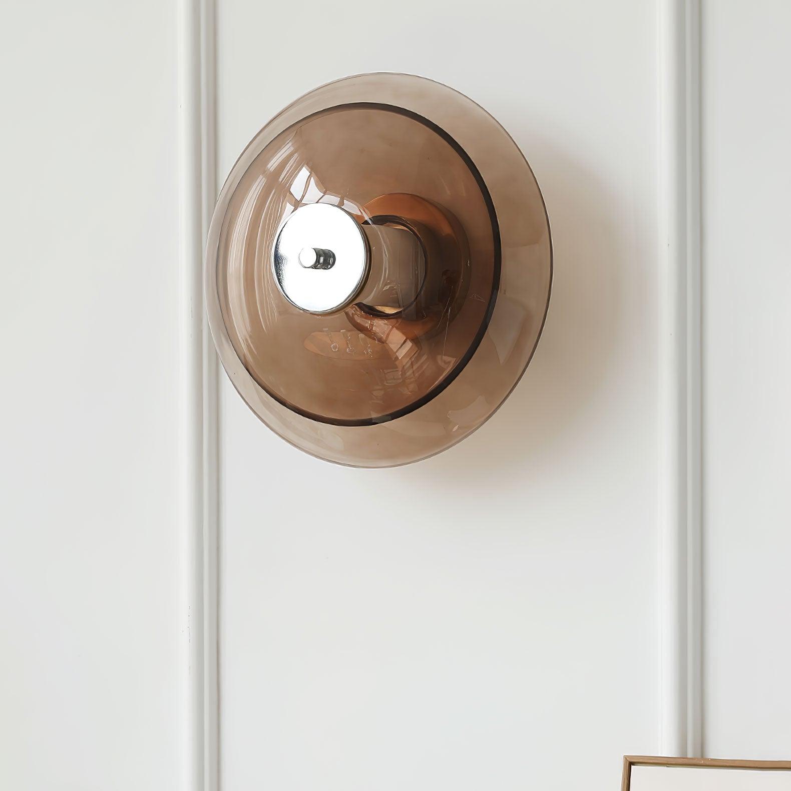 Vasolir Flying Saucer Chrome Wall Light-Neutral Decor