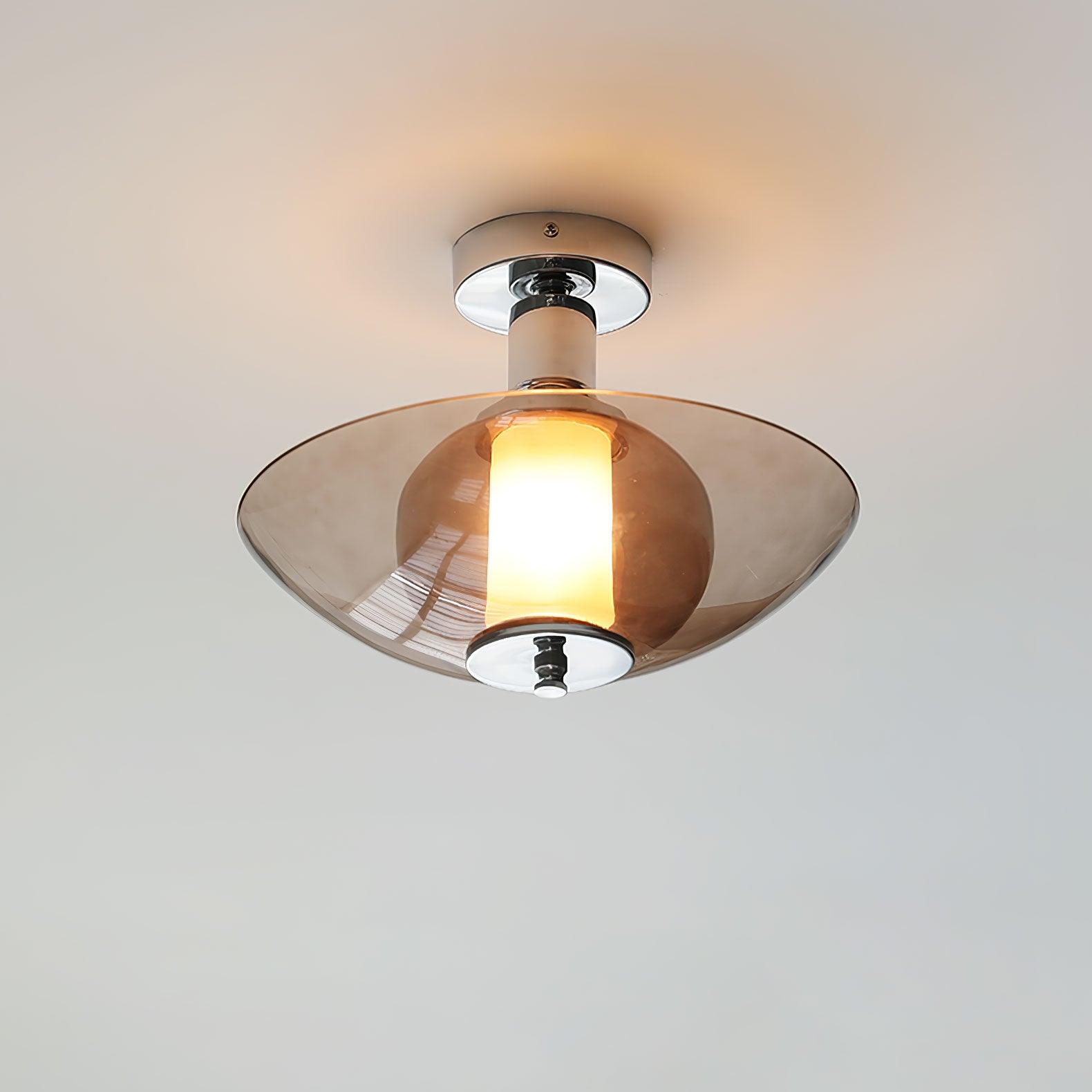 Vasolir Flying Saucer Chrome Wall Light-Neutral Decor