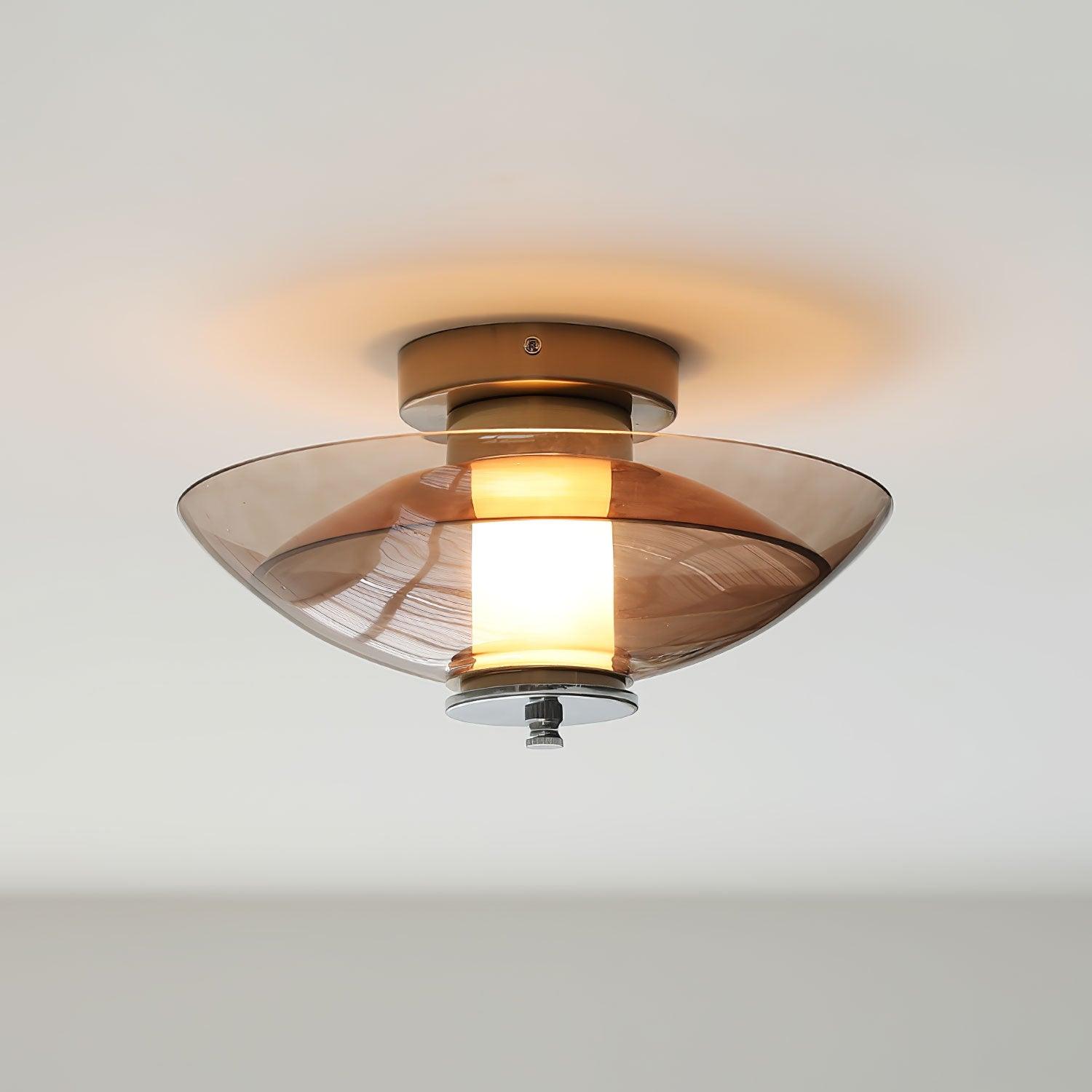 Vasolir Flying Saucer Chrome Wall Light-Neutral Decor
