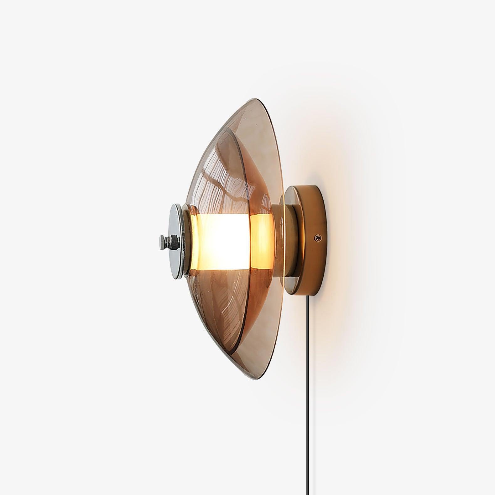 Cocarir Nordic Art Flying Saucer Plug-in Wall Light-Neutral Decor