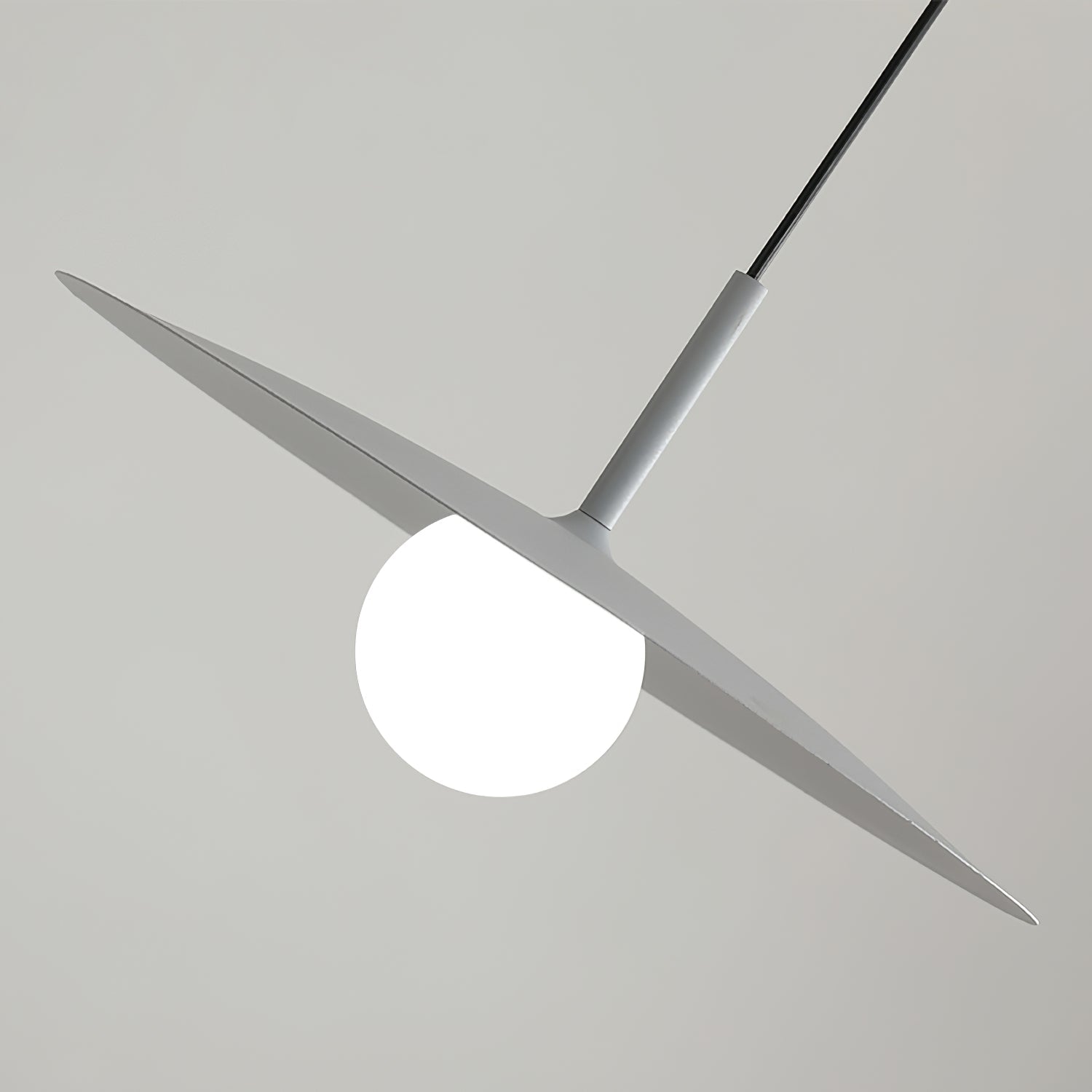 Lustra Pendant Lamp Plate Shade for Living Room-Neutral Decor