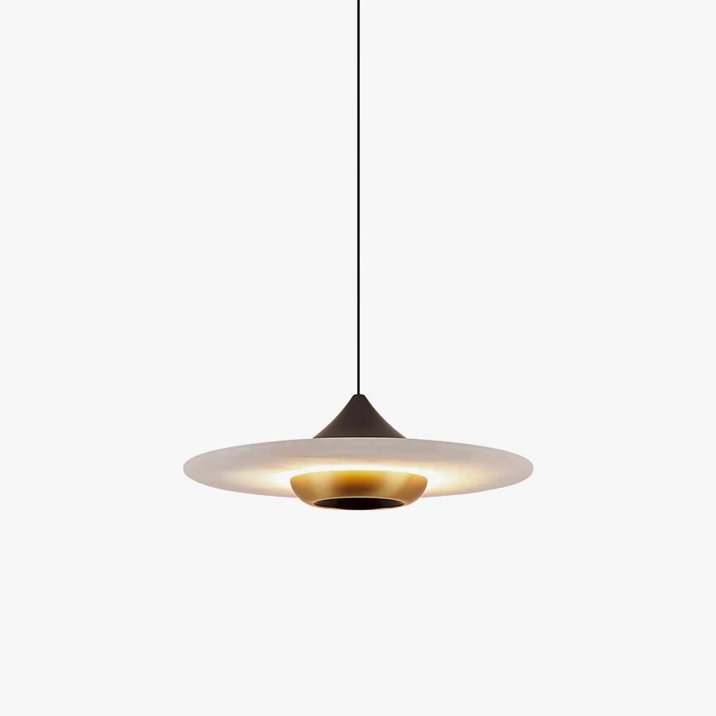 Avelyn Marble Cozy Pendant Lamp-Neutral Decor