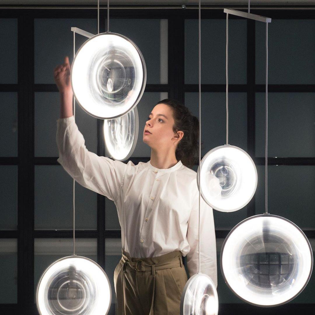 Veloria Glass Artistic Pendant Lamp-Neutral Decor