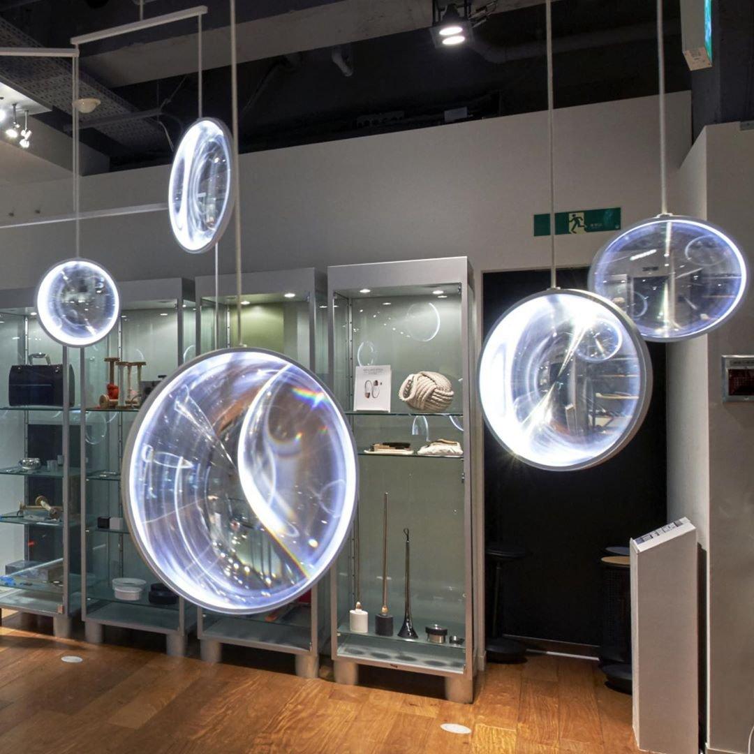 Veloria Glass Artistic Pendant Lamp-Neutral Decor
