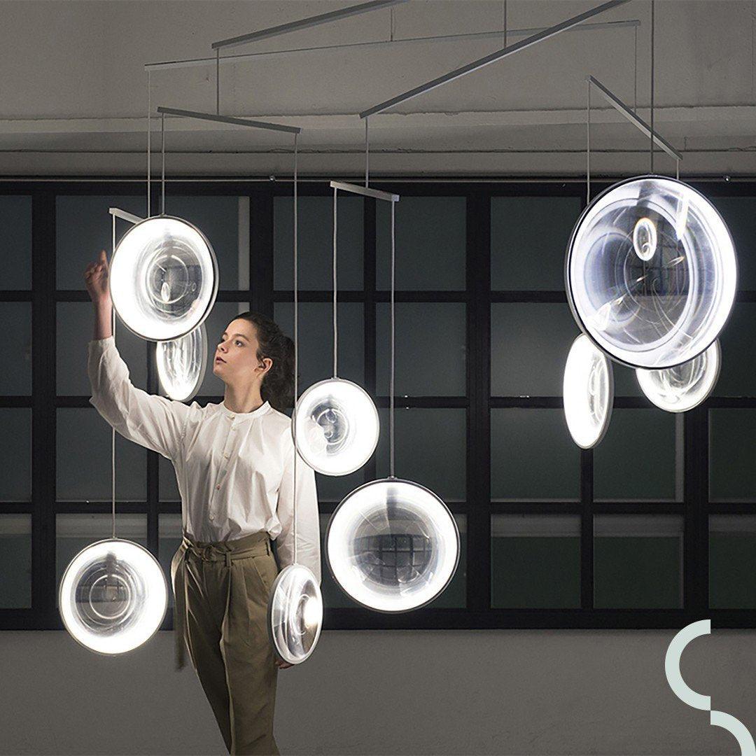 Veloria Glass Artistic Pendant Lamp-Neutral Decor