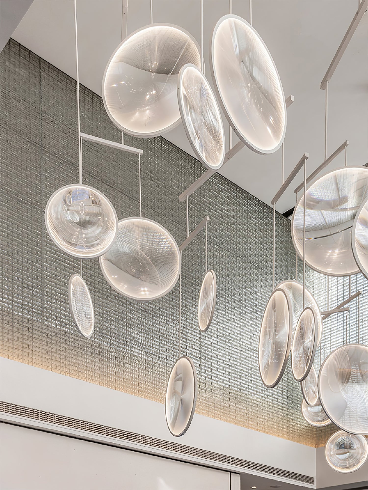 Veloria Glass Artistic Pendant Lamp-Neutral Decor