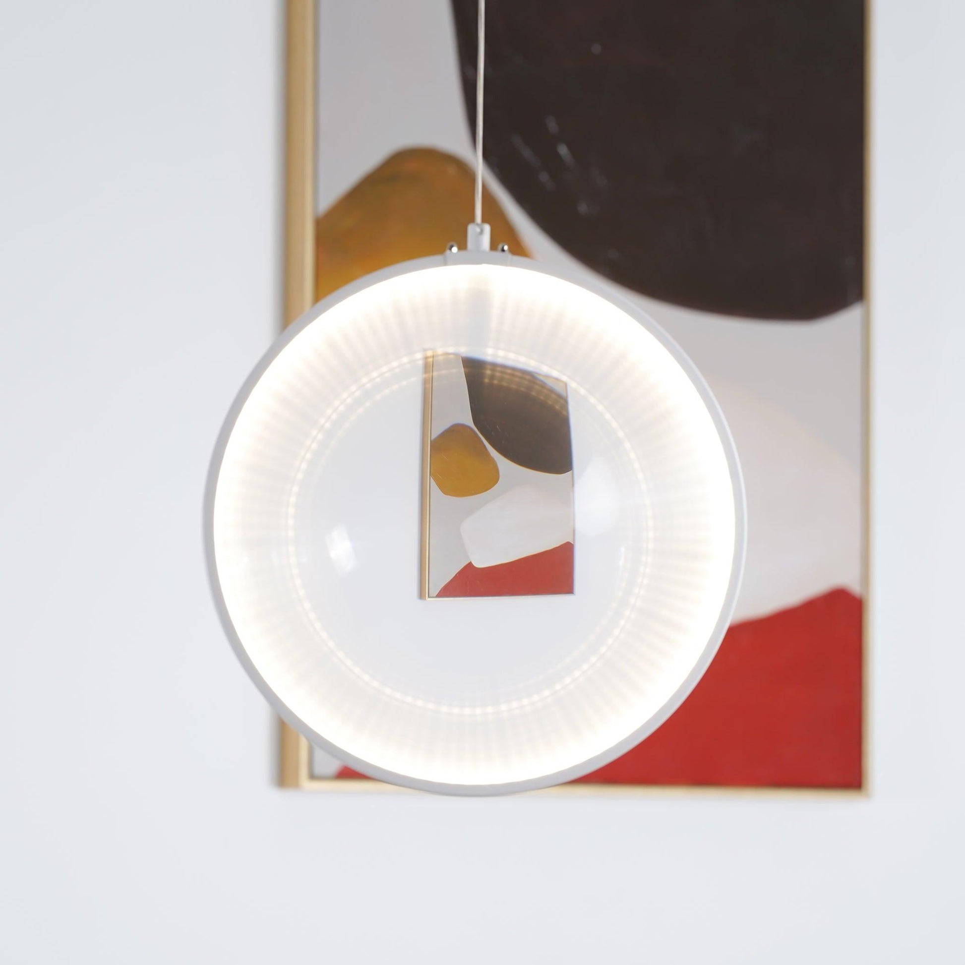 Veloria Glass Artistic Pendant Lamp-Neutral Decor
