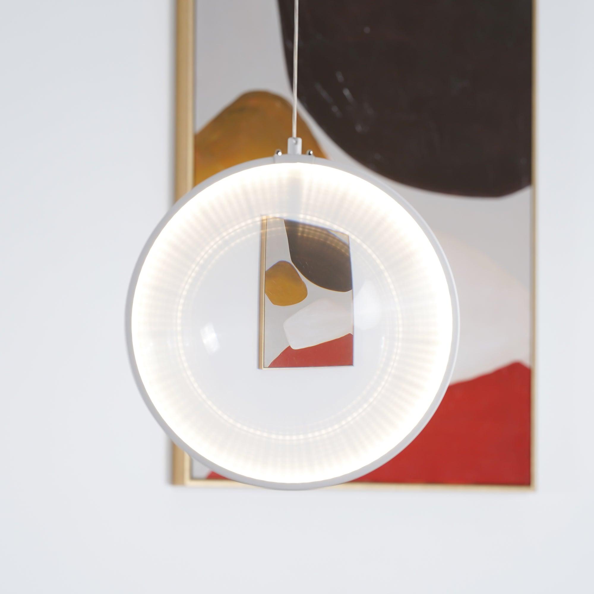 Veloria Glass Artistic Pendant Lamp-Neutral Decor