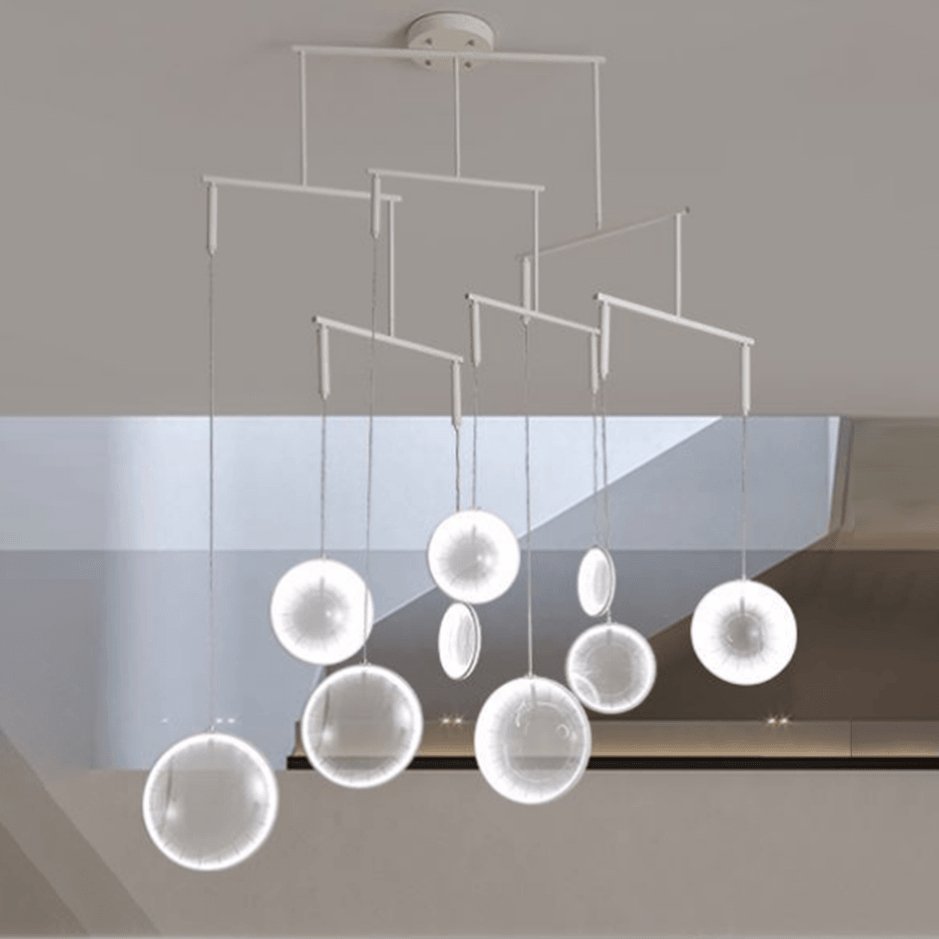 Veloria Glass Artistic Pendant Lamp-Neutral Decor