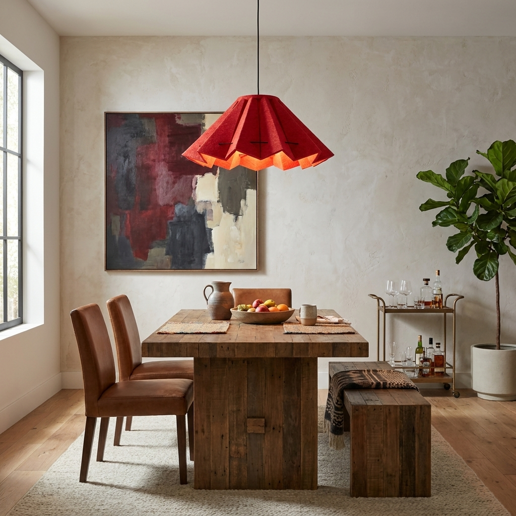 Fold Acoustic Felt Pleated Pendant Lamp-Neutral Decor
