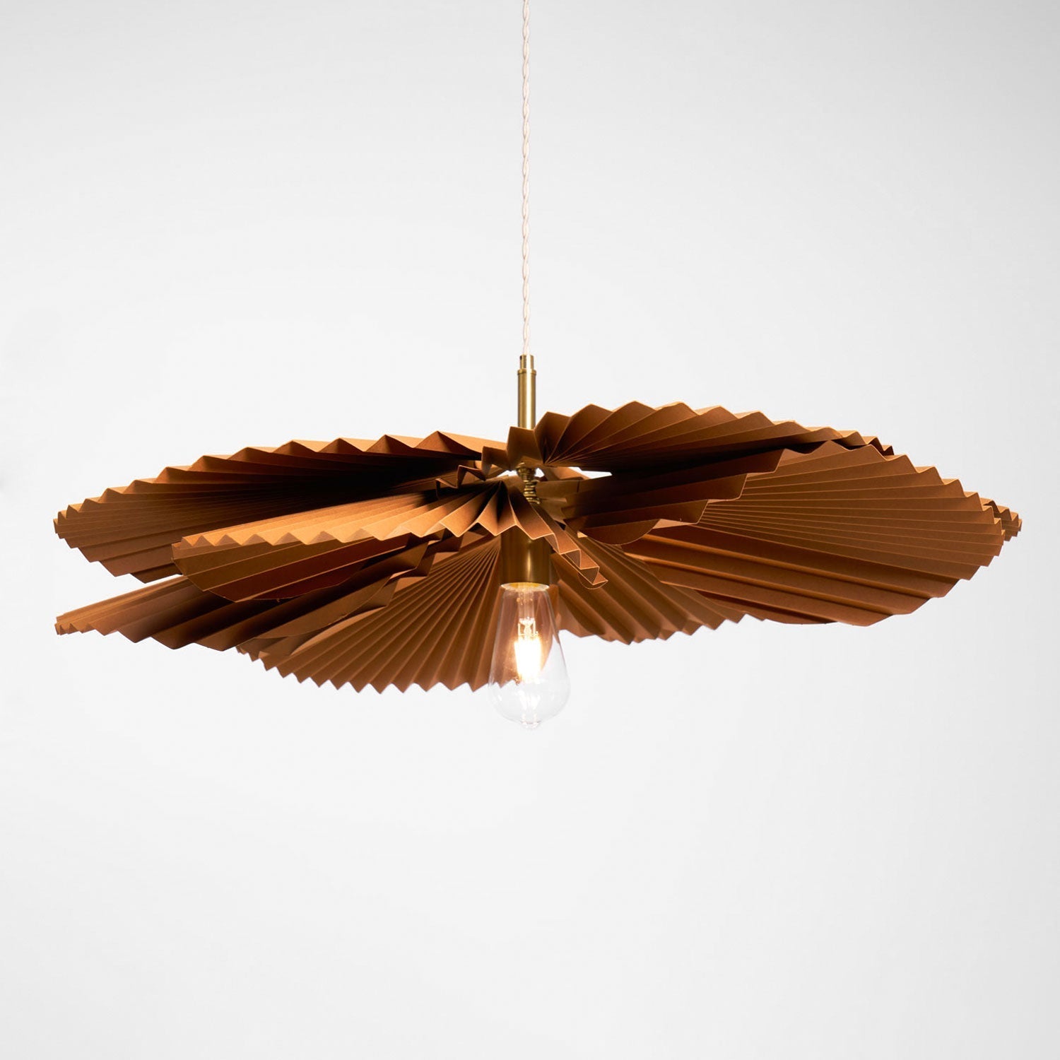 Wilto Pendant Lamp Lotus Leaf Folded Paper Floral-Neutral Decor
