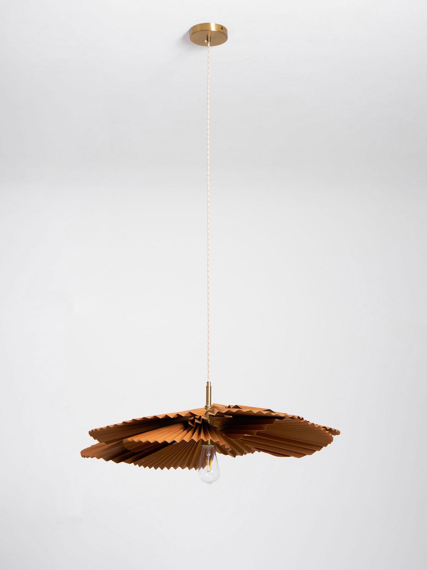 Wilto Pendant Lamp Lotus Leaf Folded Paper Floral-Neutral Decor
