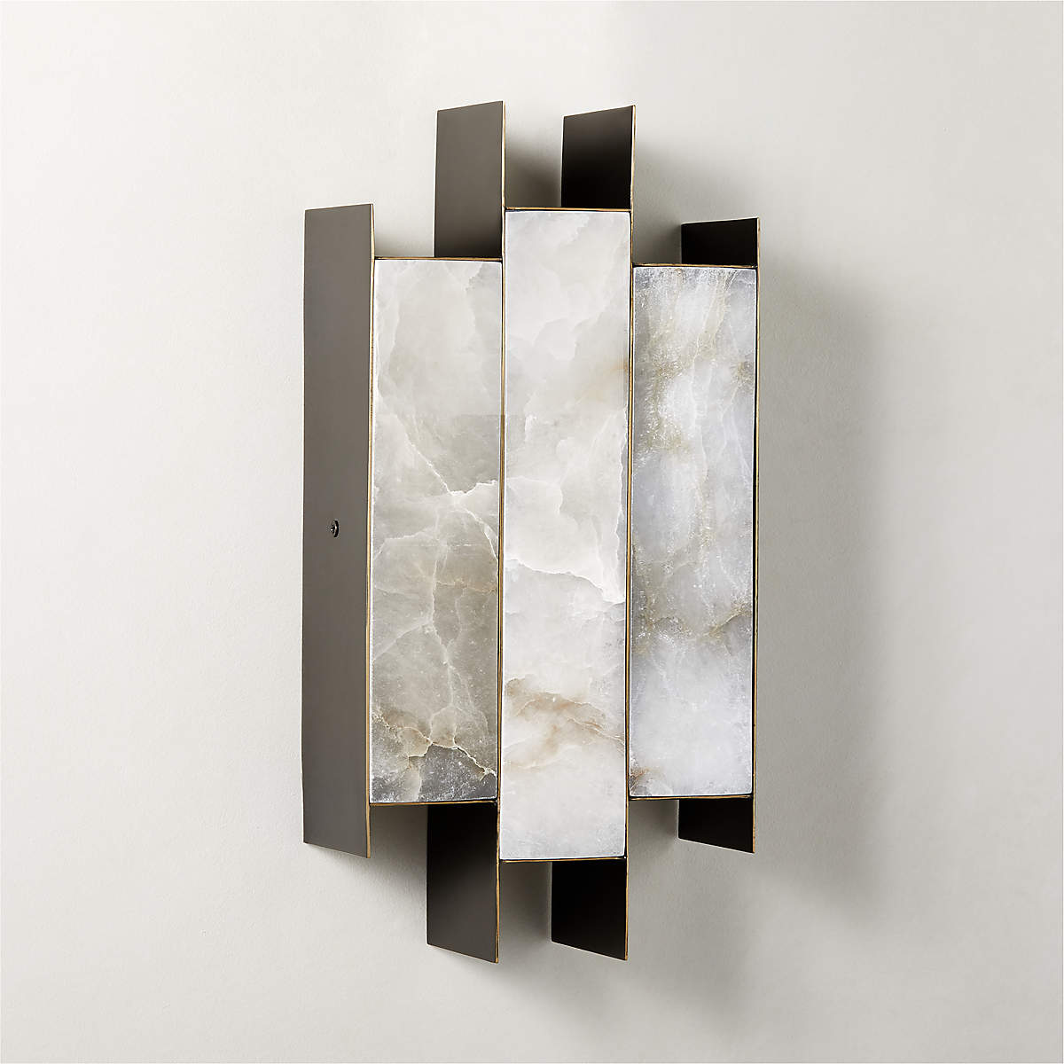Finto Panel Modern Alabaster Wall Lamp-Neutral Decor