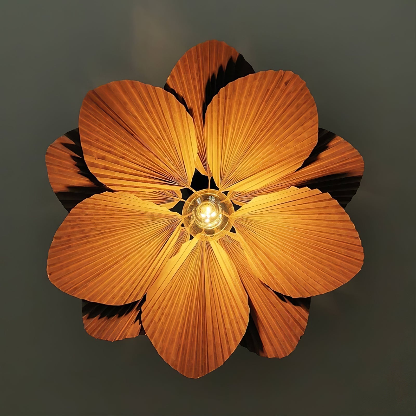 Wilto Pendant Lamp Lotus Leaf Folded Paper Floral-Neutral Decor