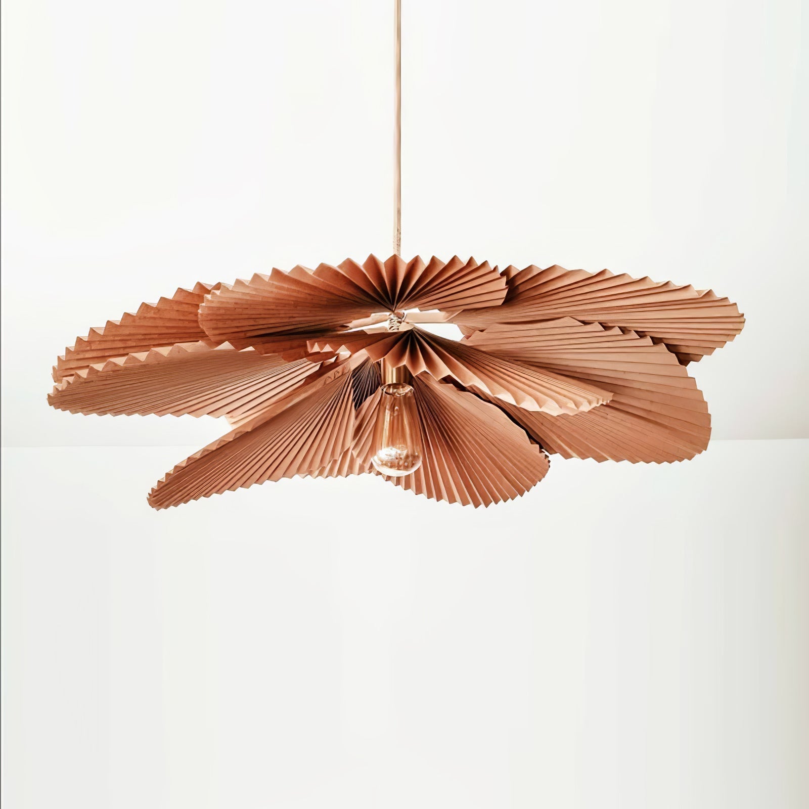 Wilto Pendant Lamp Lotus Leaf Folded Paper Floral-Neutral Decor
