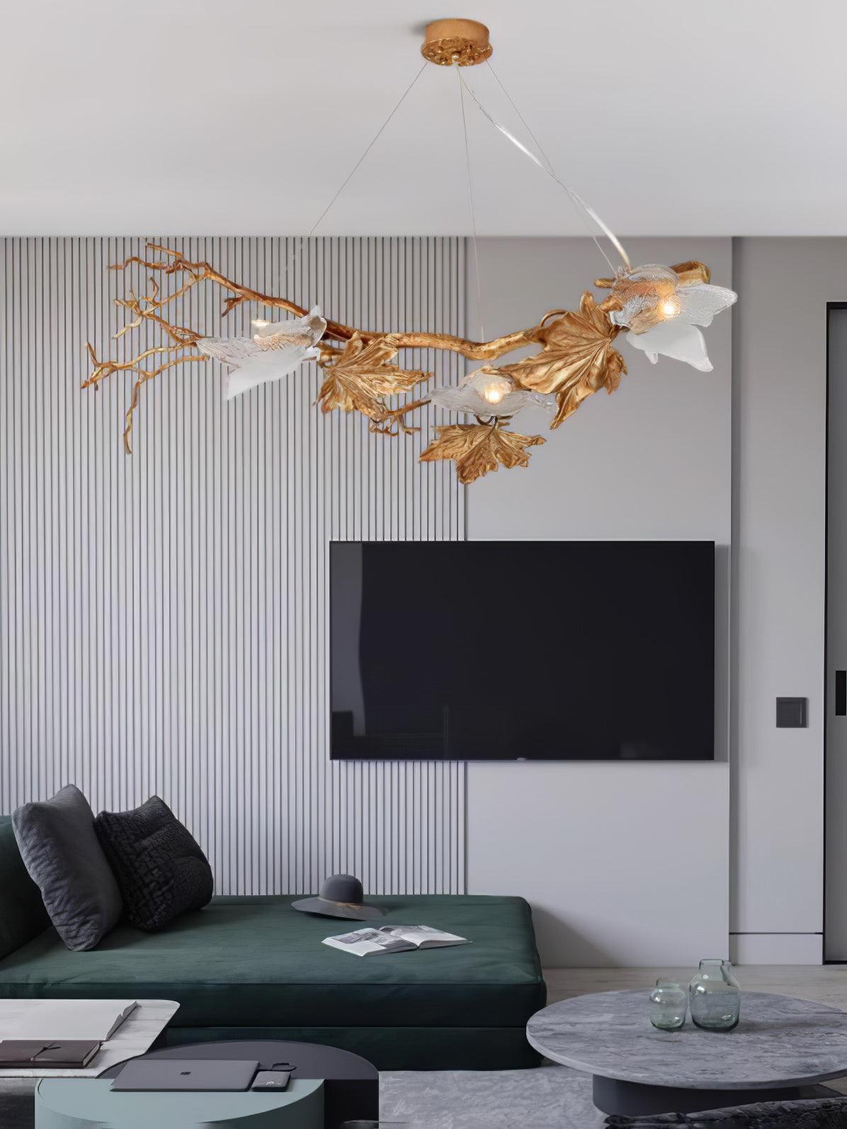 Abigail Luxury Glass Pendant Light-Neutral Decor