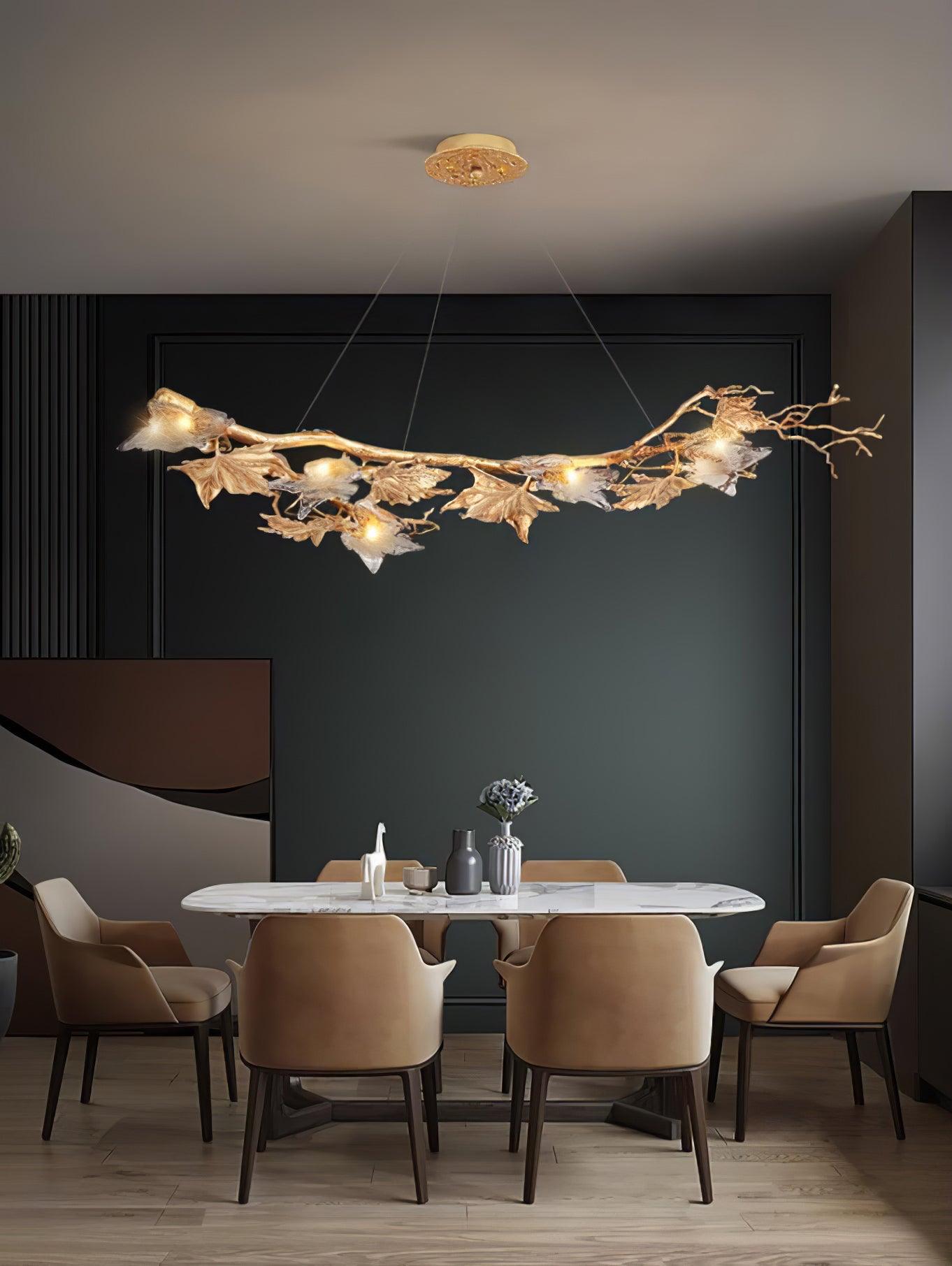 Abigail Luxury Glass Pendant Light-Neutral Decor