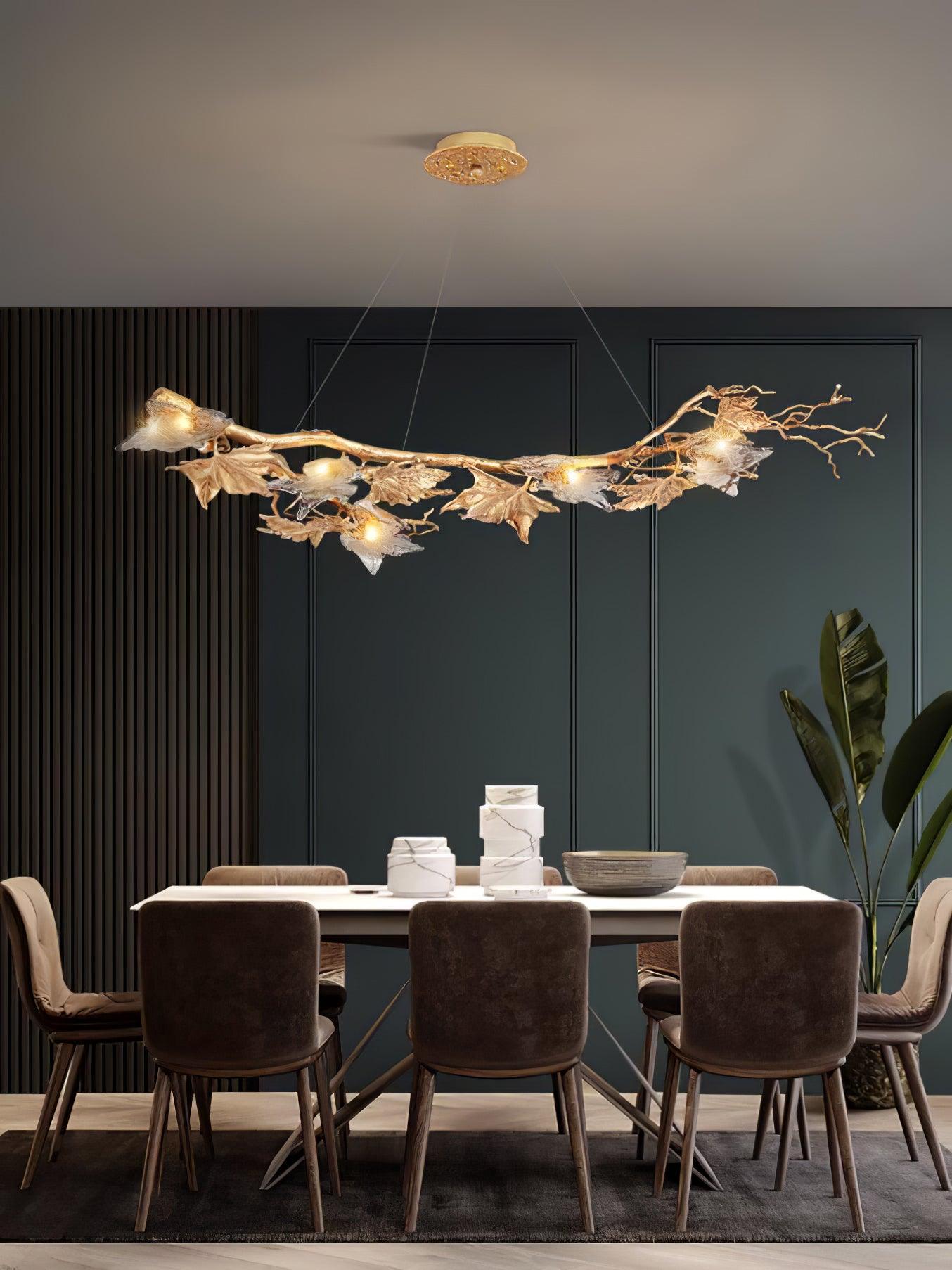 Abigail Luxury Glass Pendant Light-Neutral Decor