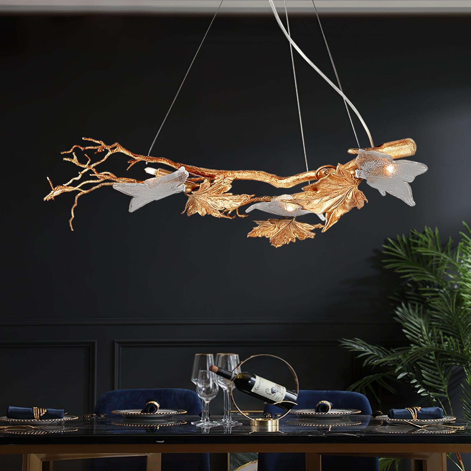 Abigail Luxury Glass Pendant Light-Neutral Decor