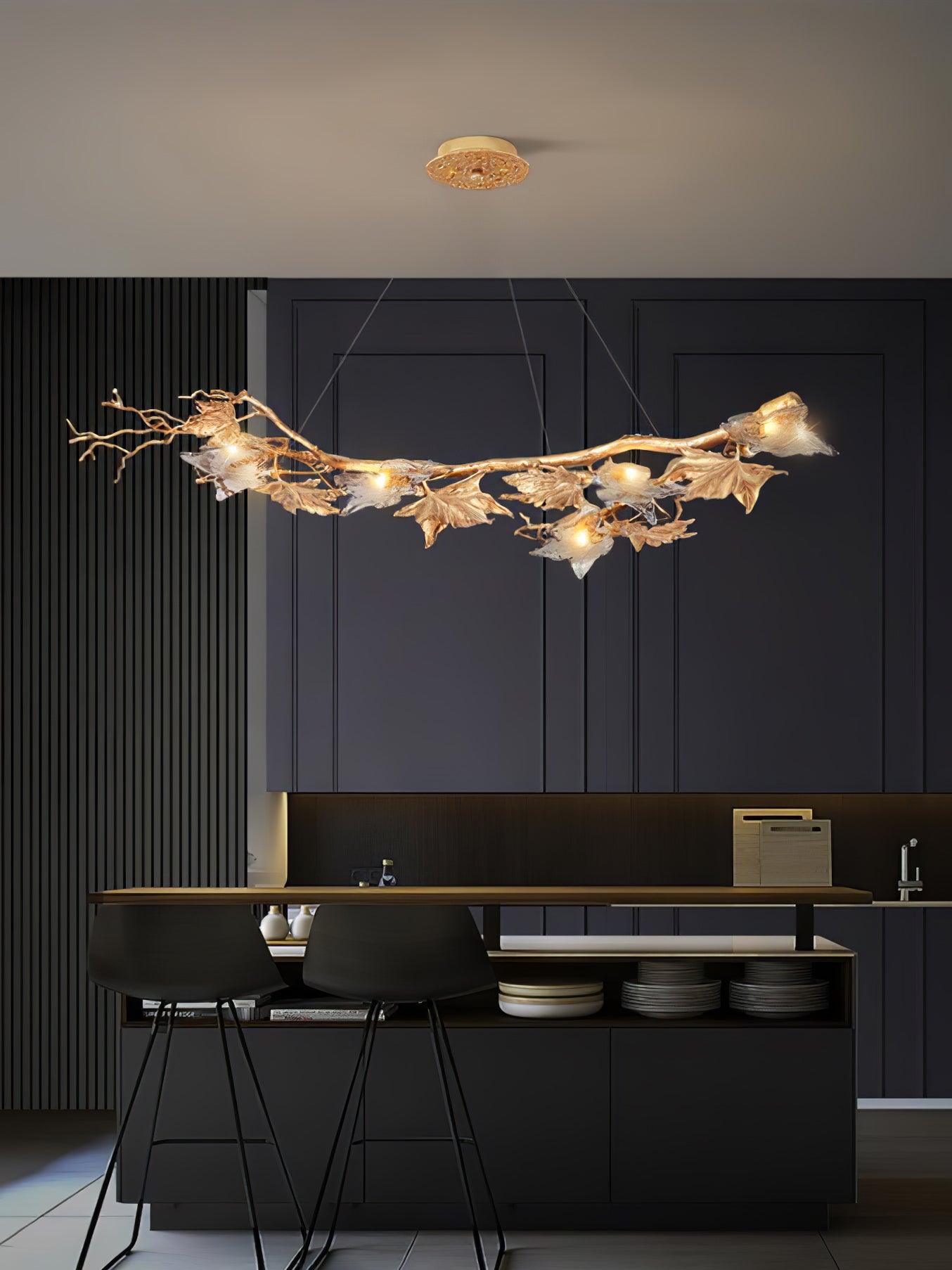 Abigail Luxury Glass Pendant Light-Neutral Decor