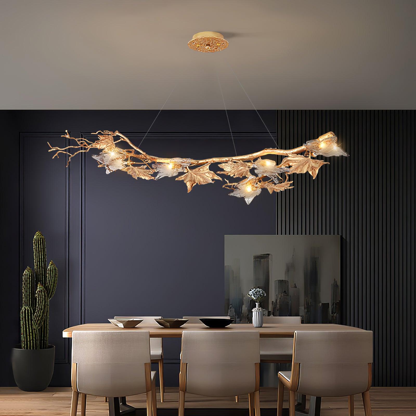 Abigail Luxury Glass Pendant Light-Neutral Decor