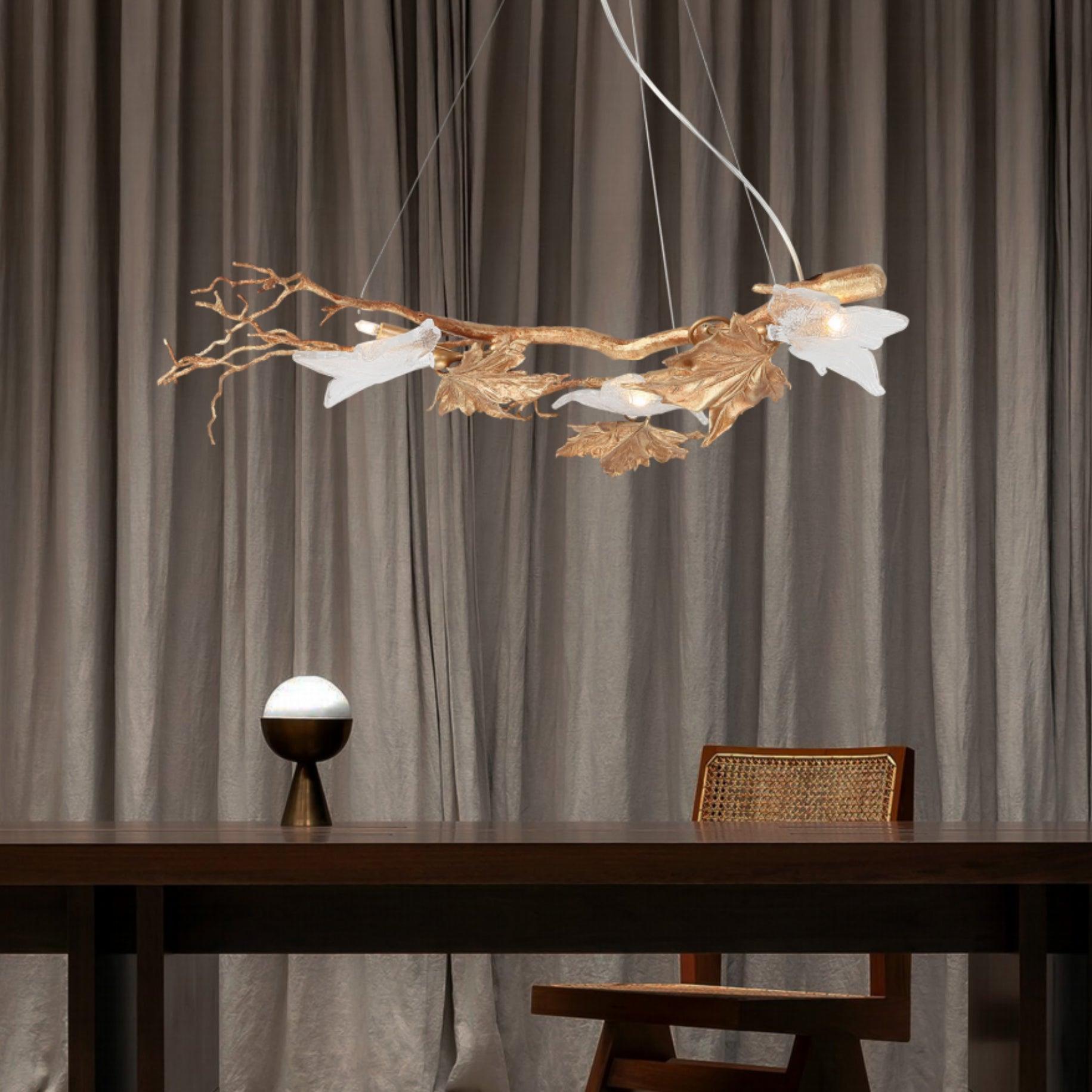 Abigail Luxury Glass Pendant Light-Neutral Decor