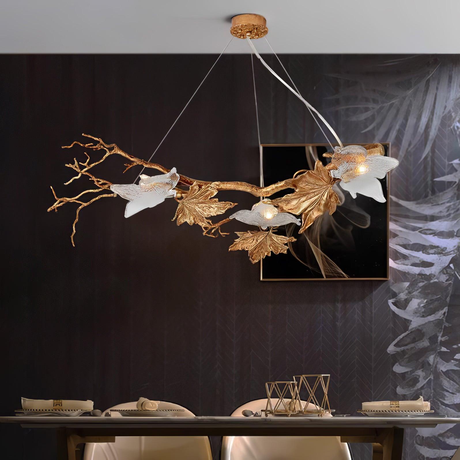 Abigail Luxury Glass Pendant Light-Neutral Decor