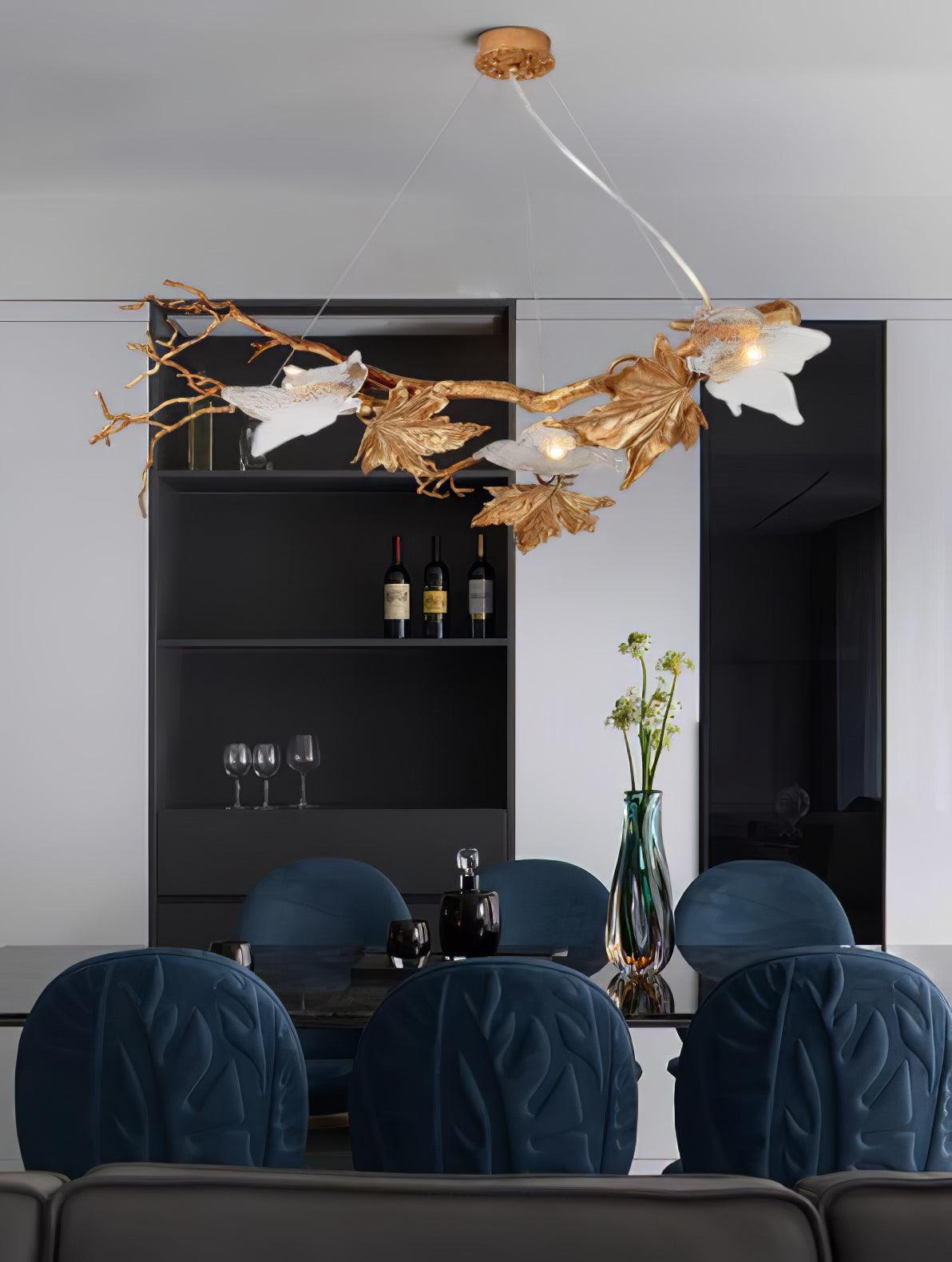 Abigail Luxury Glass Pendant Light-Neutral Decor