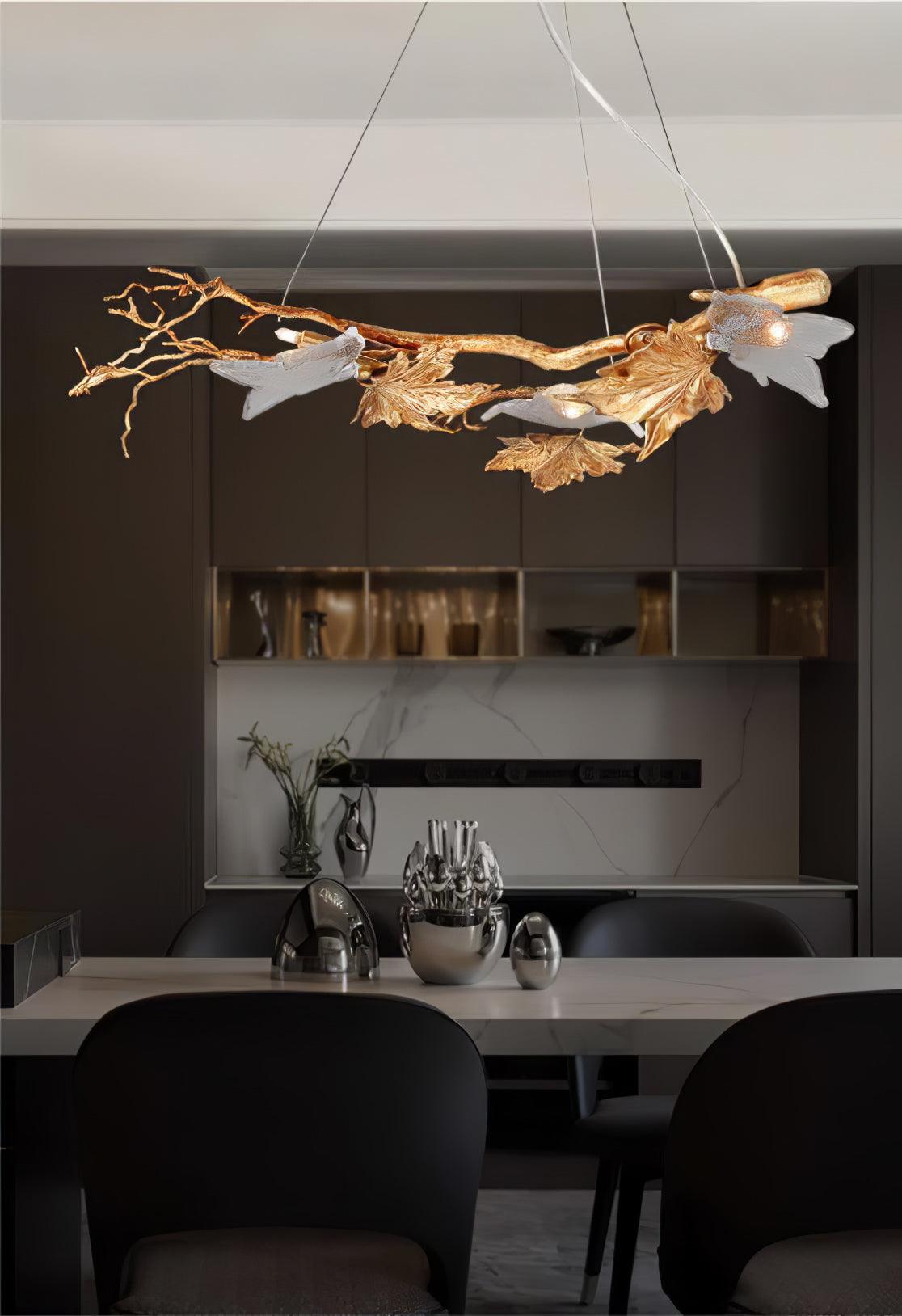 Abigail Luxury Glass Pendant Light-Neutral Decor