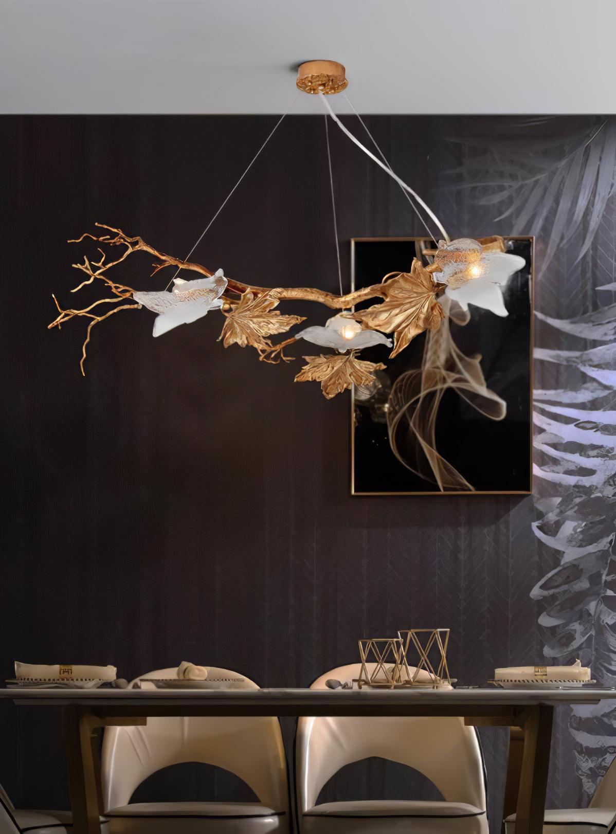 Abigail Luxury Glass Pendant Light-Neutral Decor
