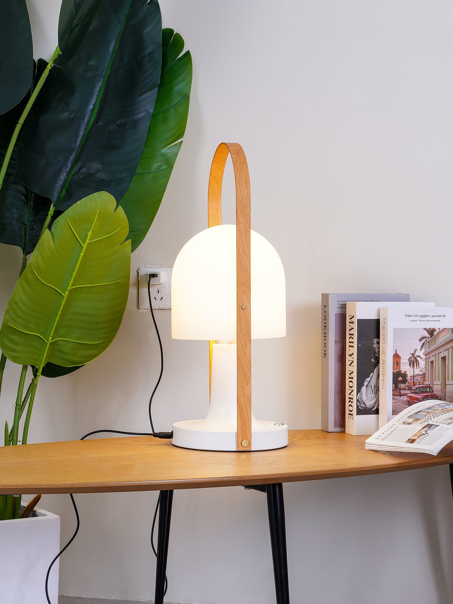 Nerys Scandinavian Table Lamp-Neutral Decor