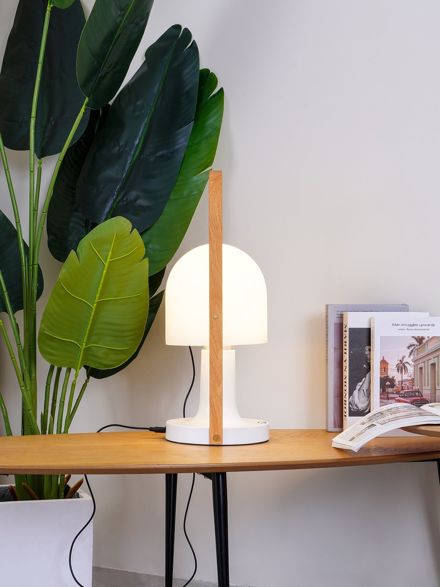 Nerys Scandinavian Table Lamp-Neutral Decor
