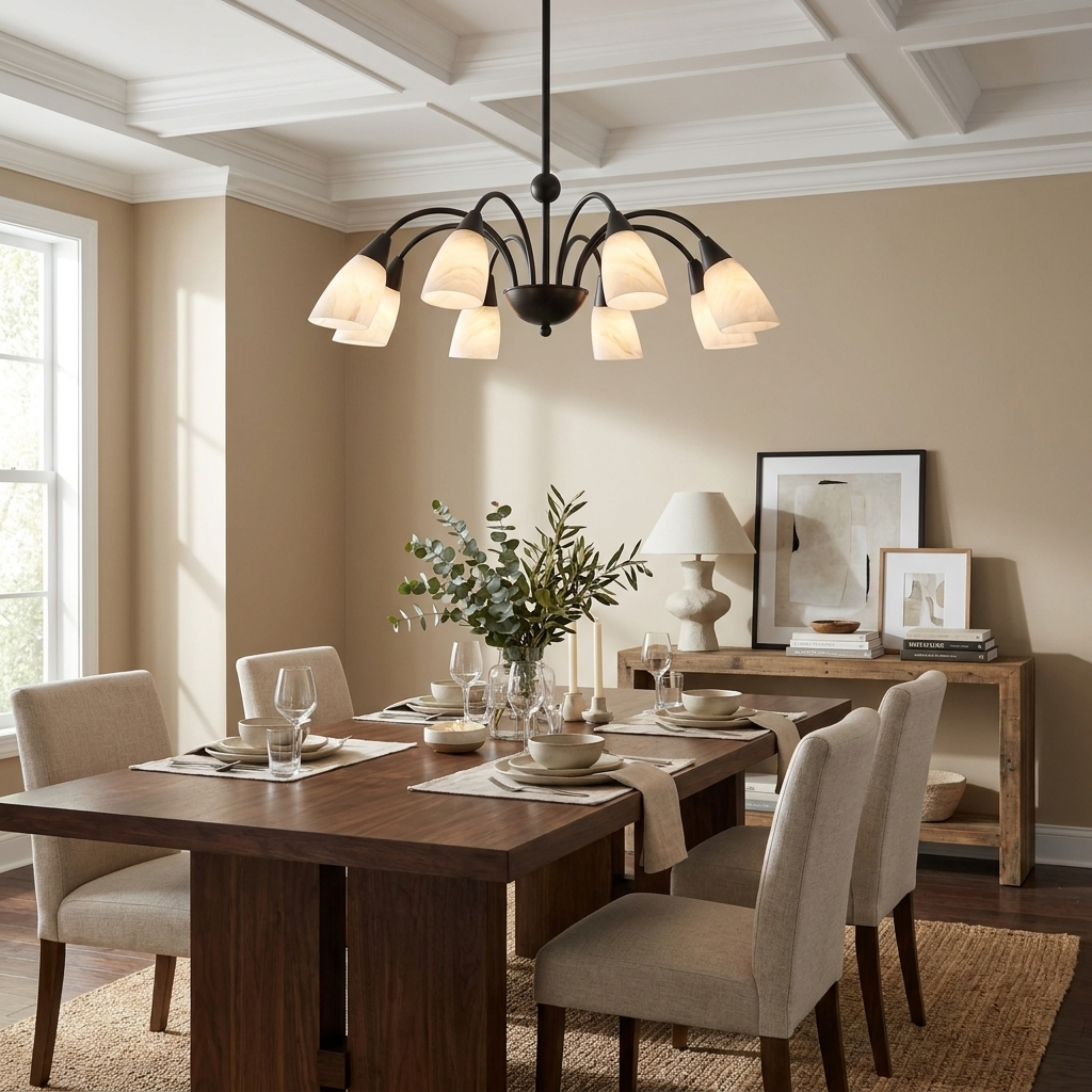 Uxford Alabaster Chandelier