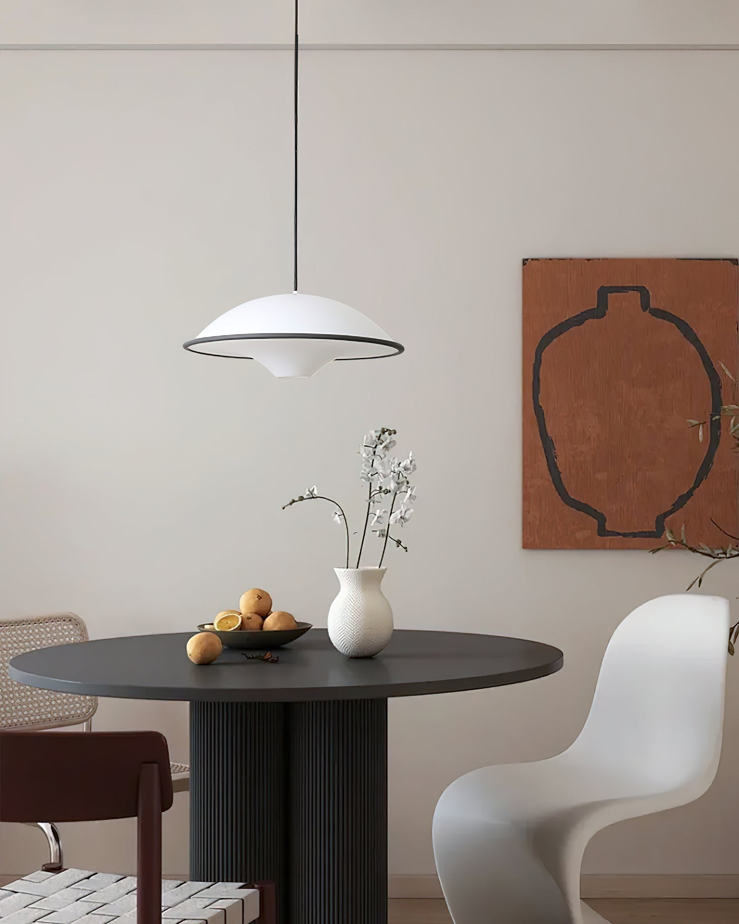 Veda Modern Acrylic Pendant Light-Neutral Decor