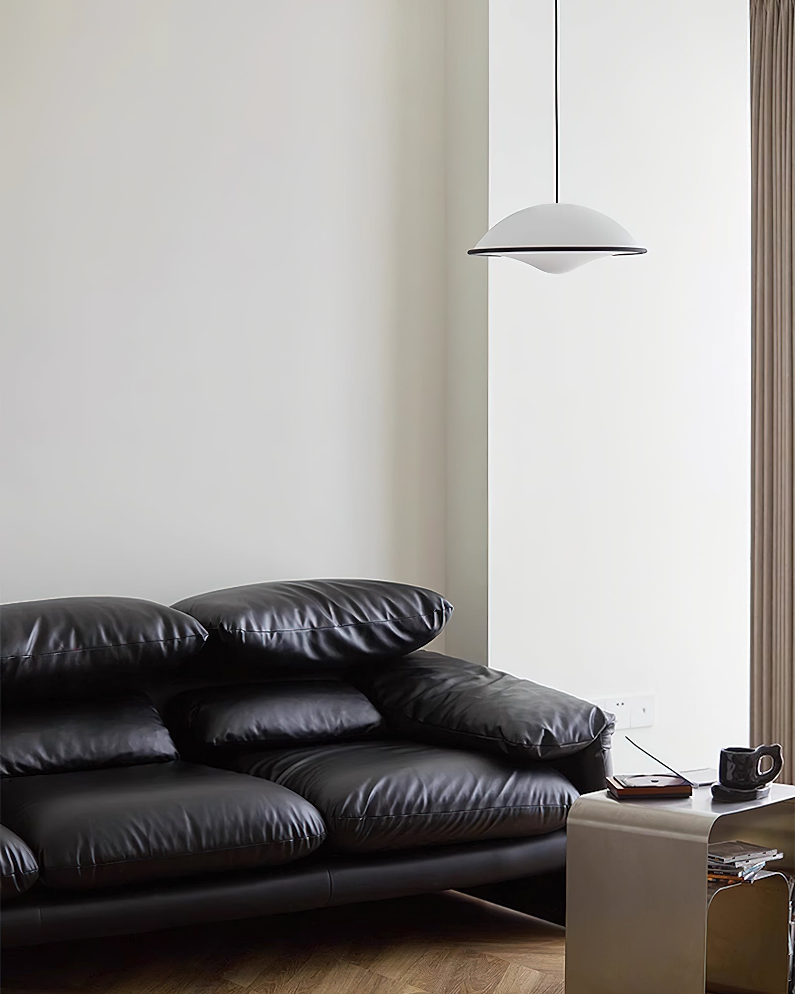 Veda Modern Acrylic Pendant Light-Neutral Decor
