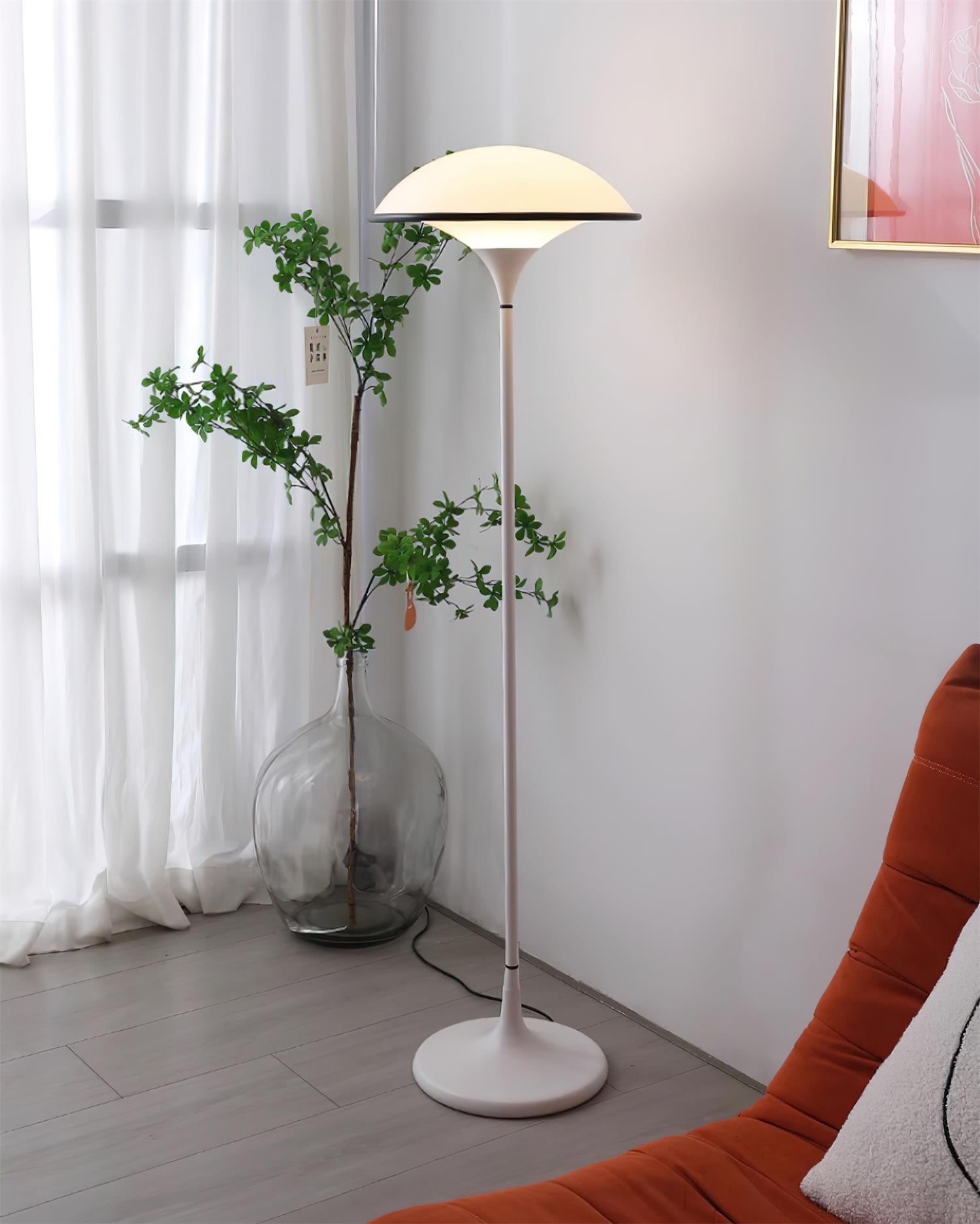 Ormaren Retro Acrylic Floor Lamp-Neutral Decor