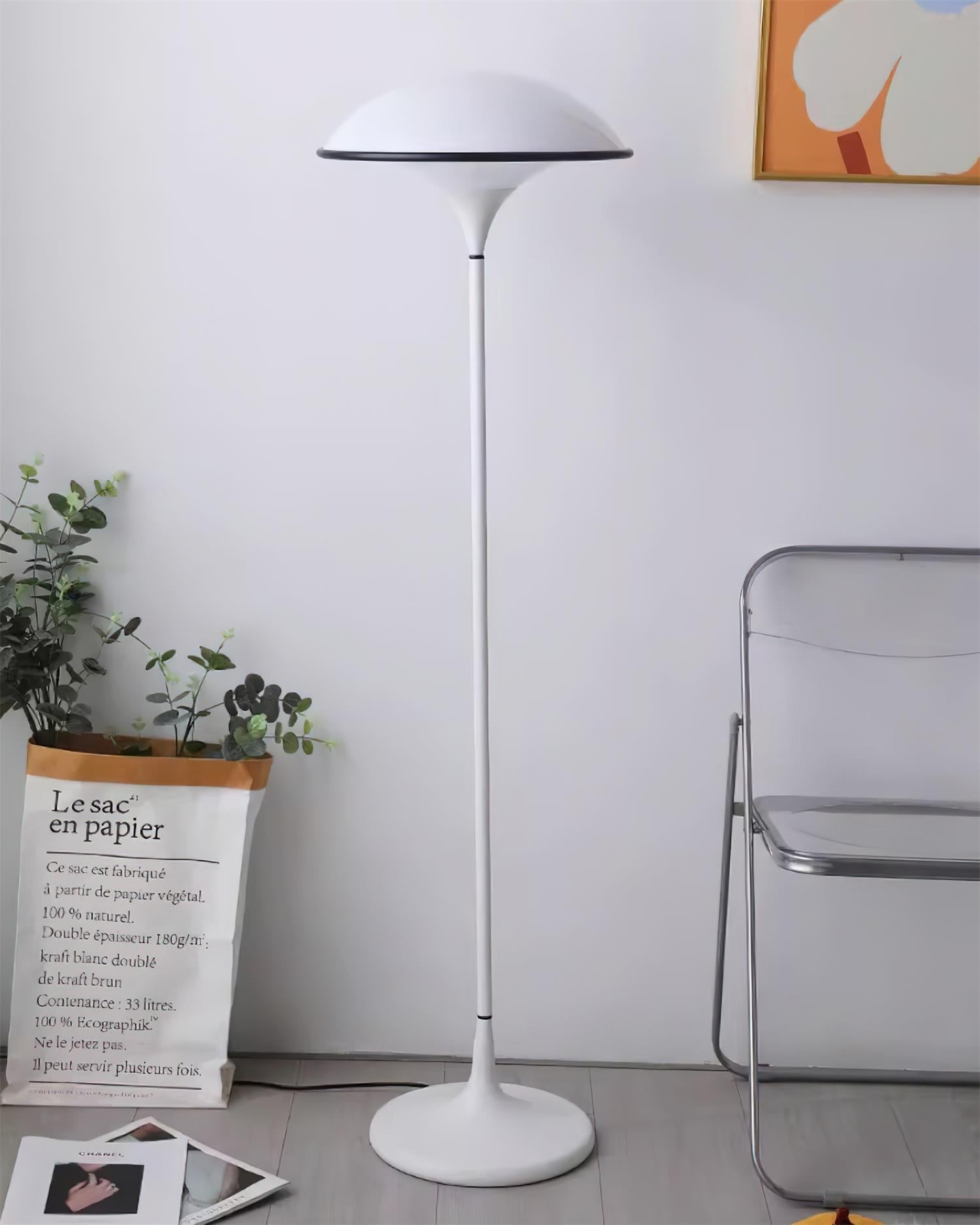 Ormaren Retro Acrylic Floor Lamp-Neutral Decor