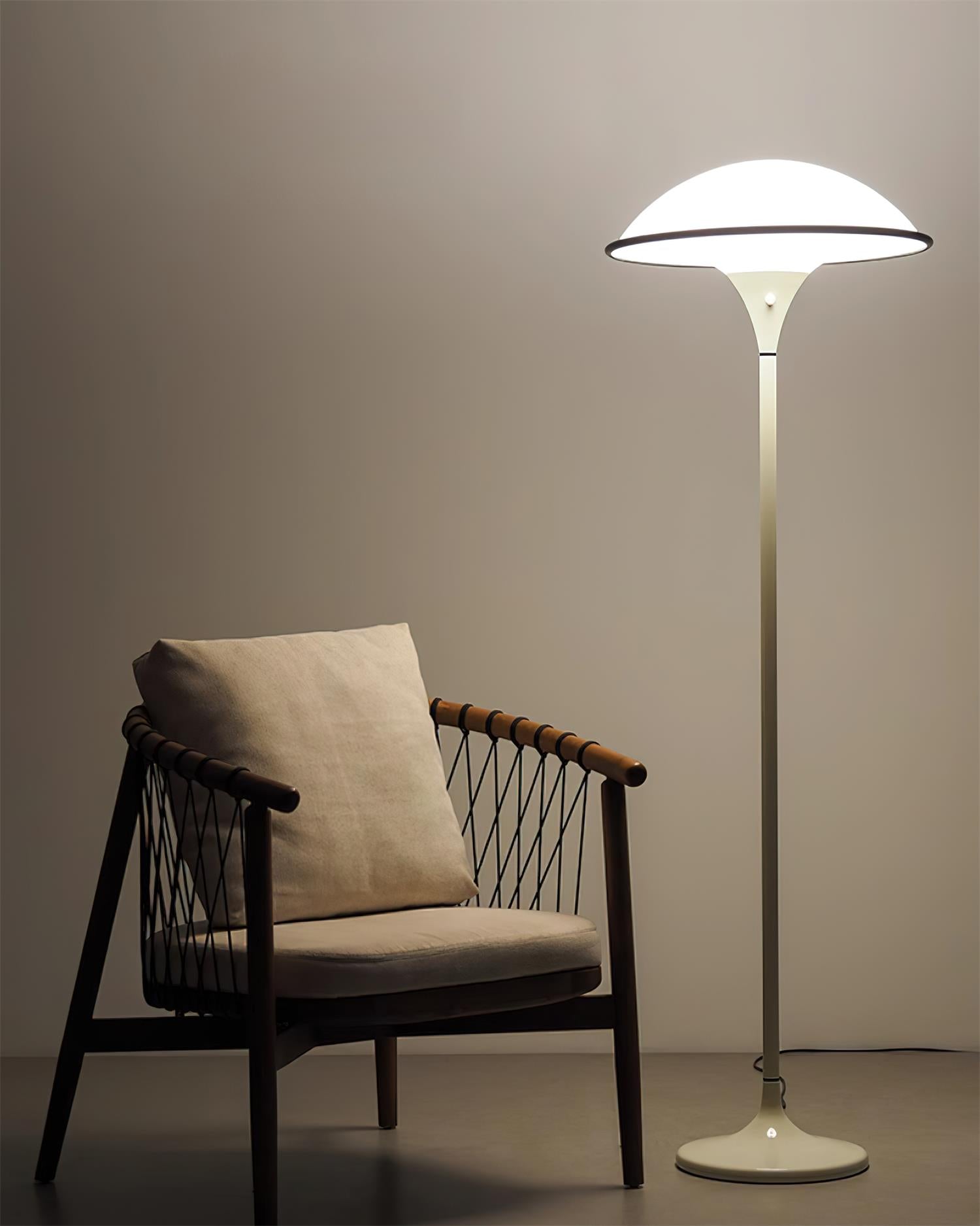 Ormaren Retro Acrylic Floor Lamp-Neutral Decor